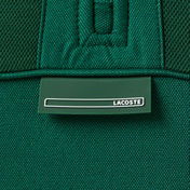 Lacoste Erkek Classic Fit Yarım Fermuarlı Renk Bloklu Koyu Yeşil Sweatshirt