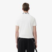 Lacoste Erkek Slim Fit Baskılı Beyaz Polo