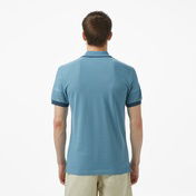 Lacoste Loose Fit Erkek Baskılı Mavi Polo