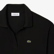 Lacoste Kadın Relaxed Fit Siyah Polo