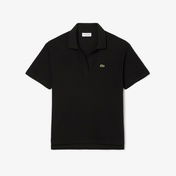 Lacoste Kadın Relaxed Fit Siyah Polo