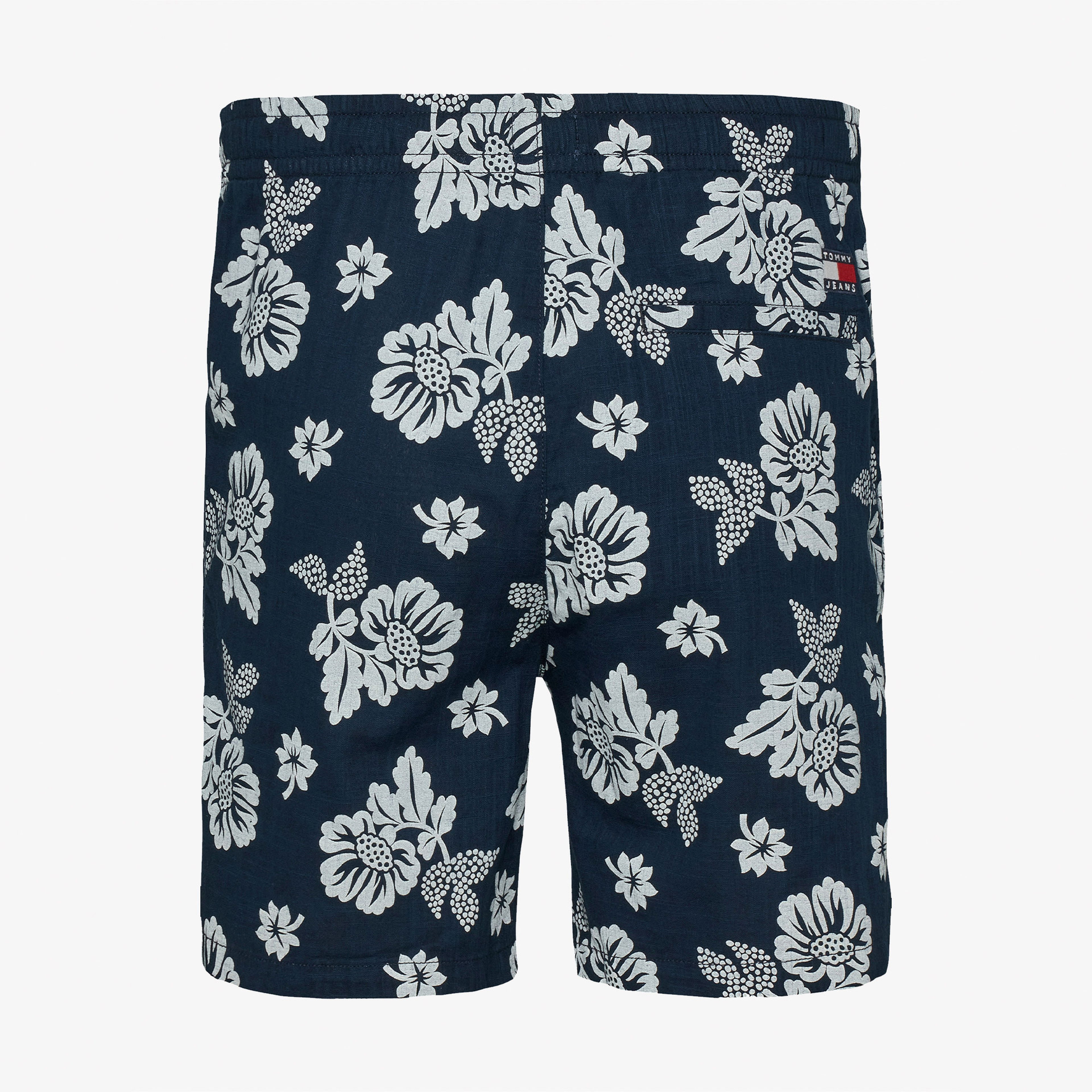Tommy Jeans Aop Slub Erkek Mavi Deniz Şortu
