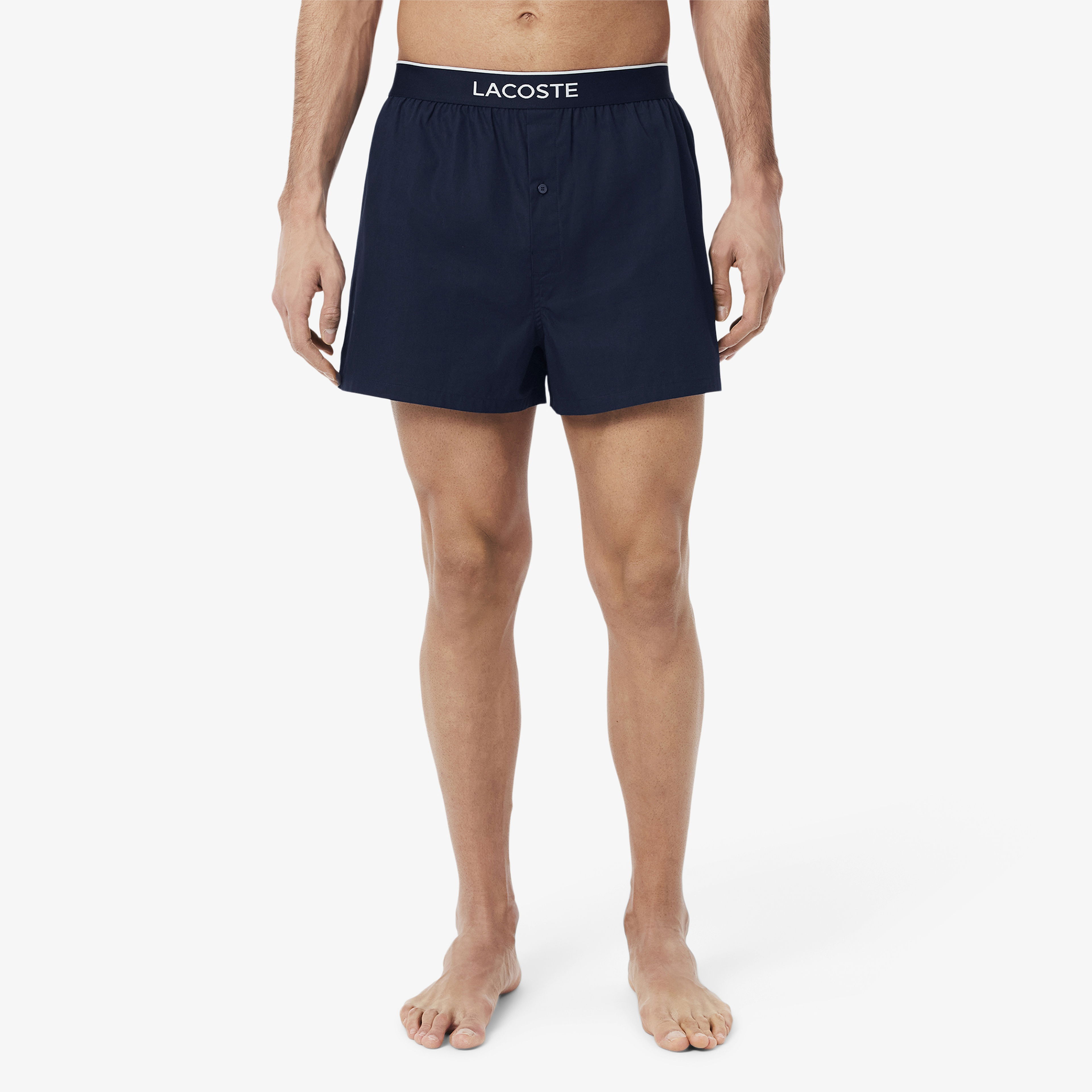 Lacoste Erkek Baskılı 3'lü Renkli Boxer