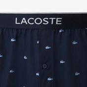 Lacoste Erkek Baskılı 3'lü Renkli Boxer