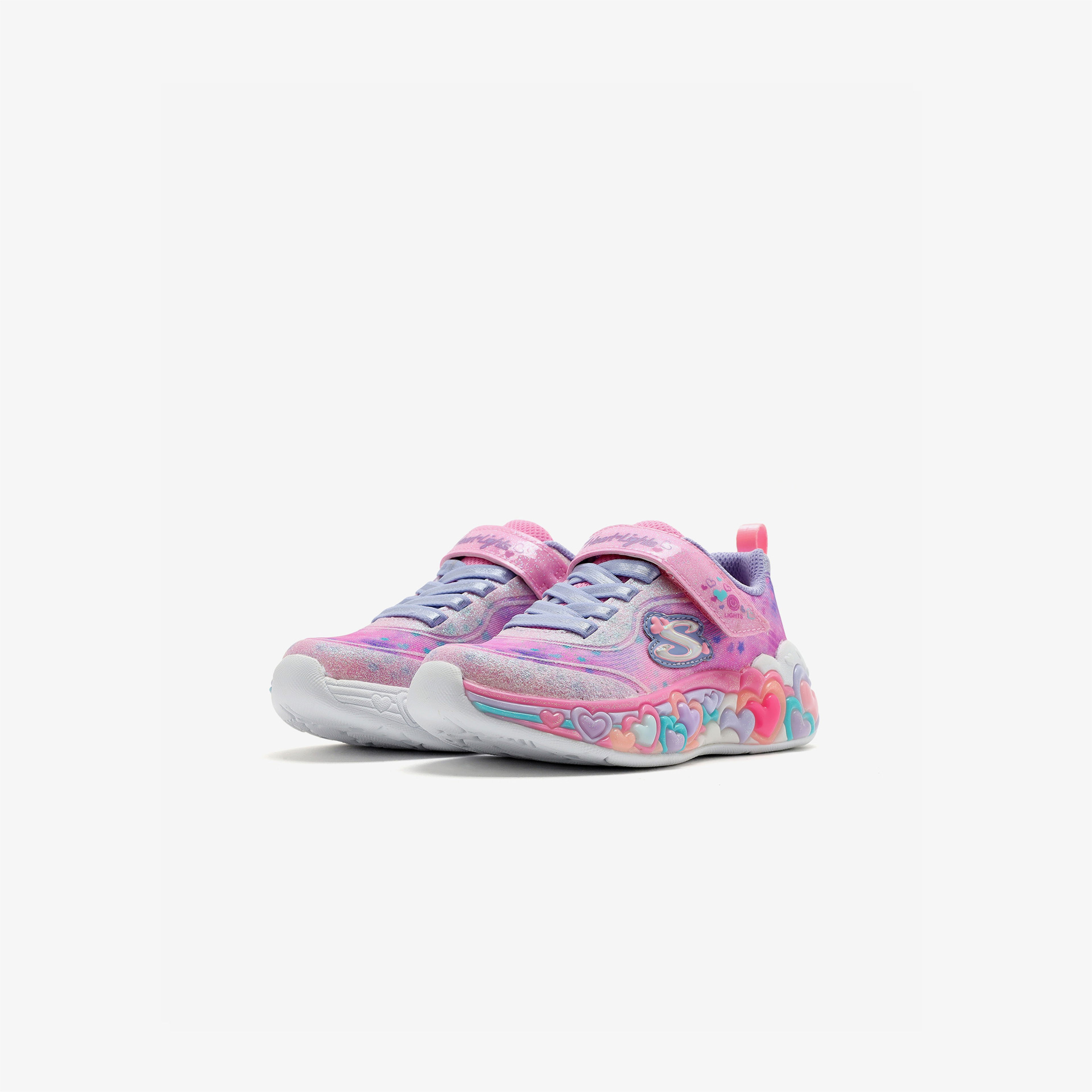 Skechers Eternal Heart Lights Çocuk Mor Işıklı Spor Ayakkabı