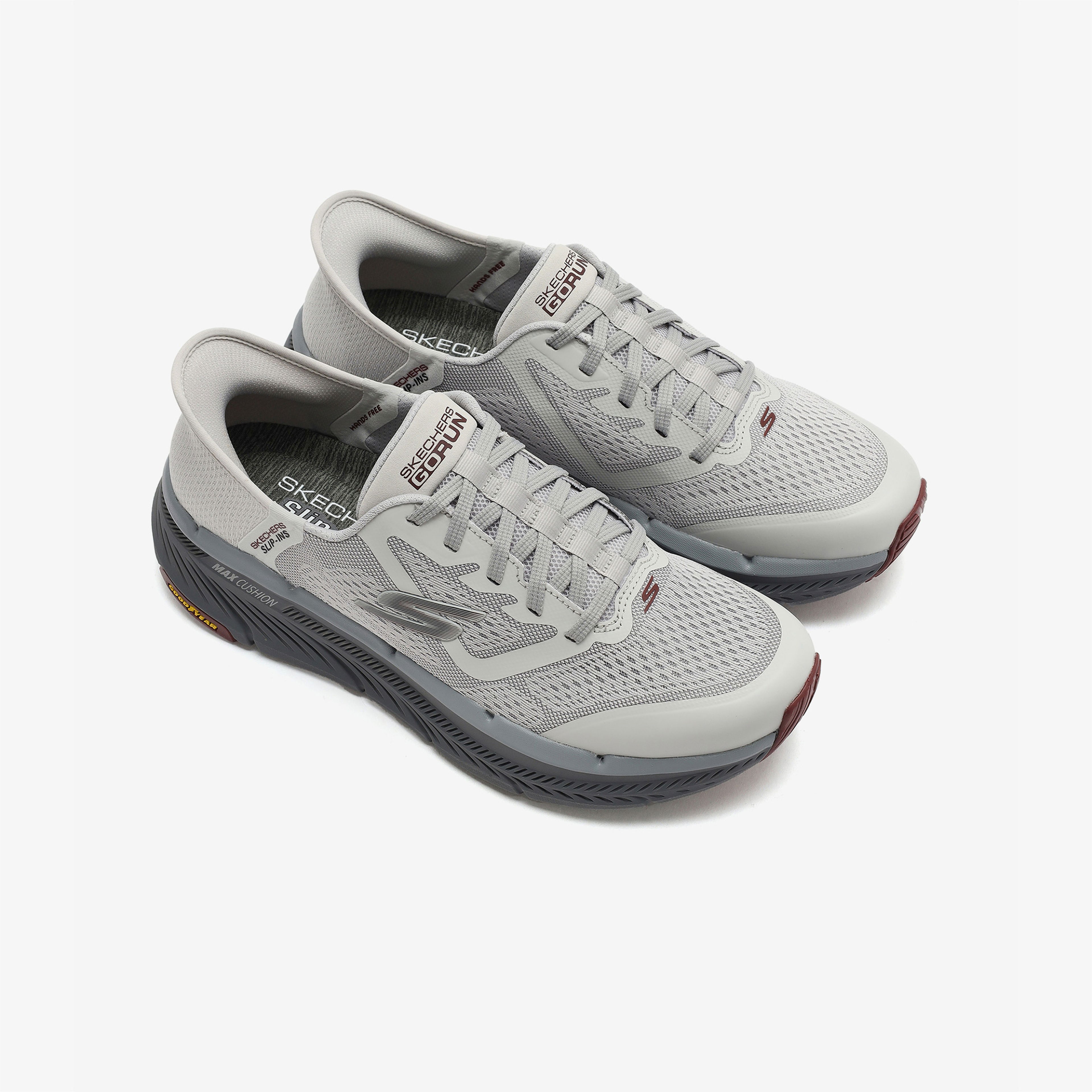 Skechers Max Cushioning 2.0 Ascendat Erkek Gri Spor Ayakkabı