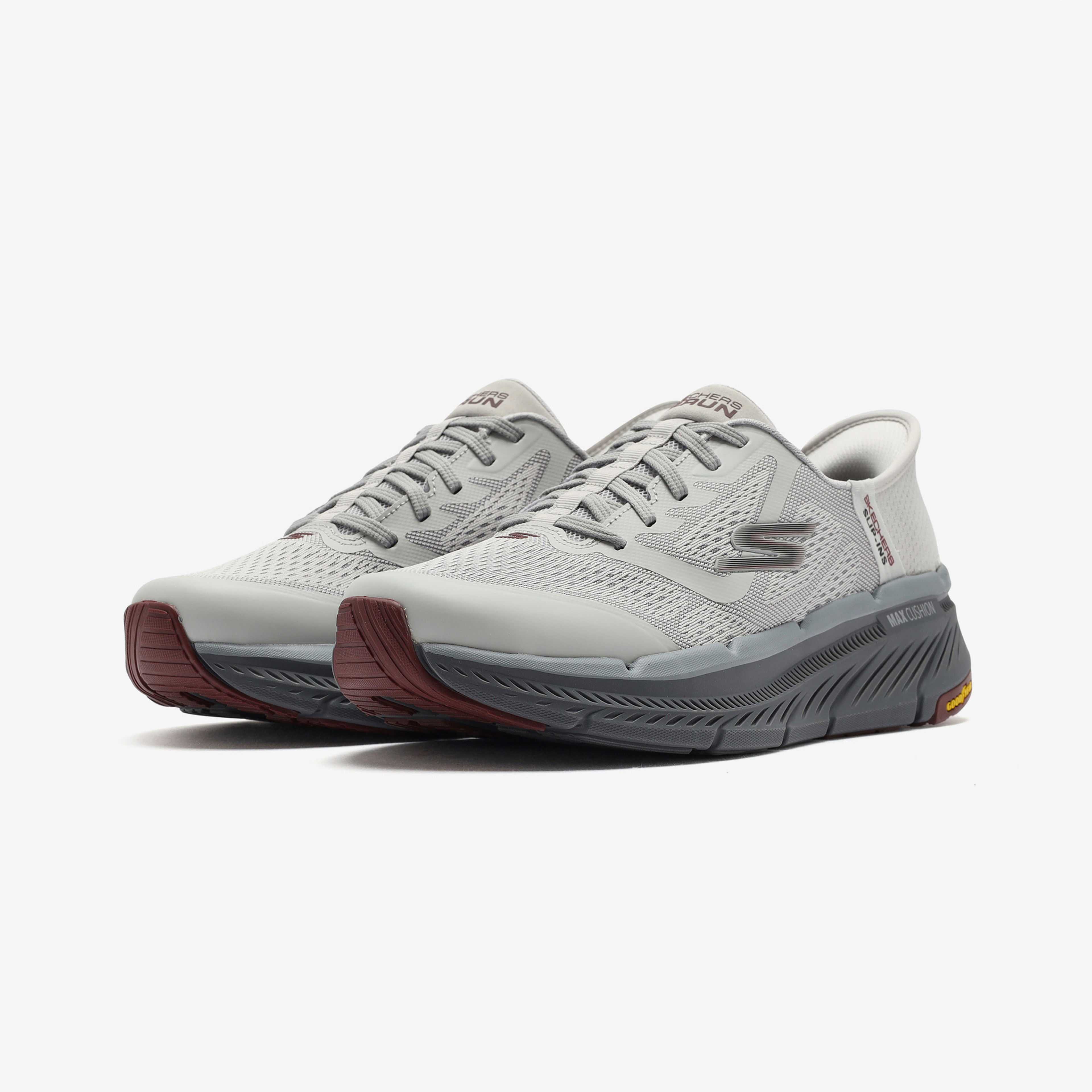 Skechers Max Cushioning 2.0 Ascendat Erkek Gri Spor Ayakkabı