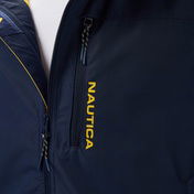 Nautica Erkek Lacivert Regular Fit Dik Yaka Mont