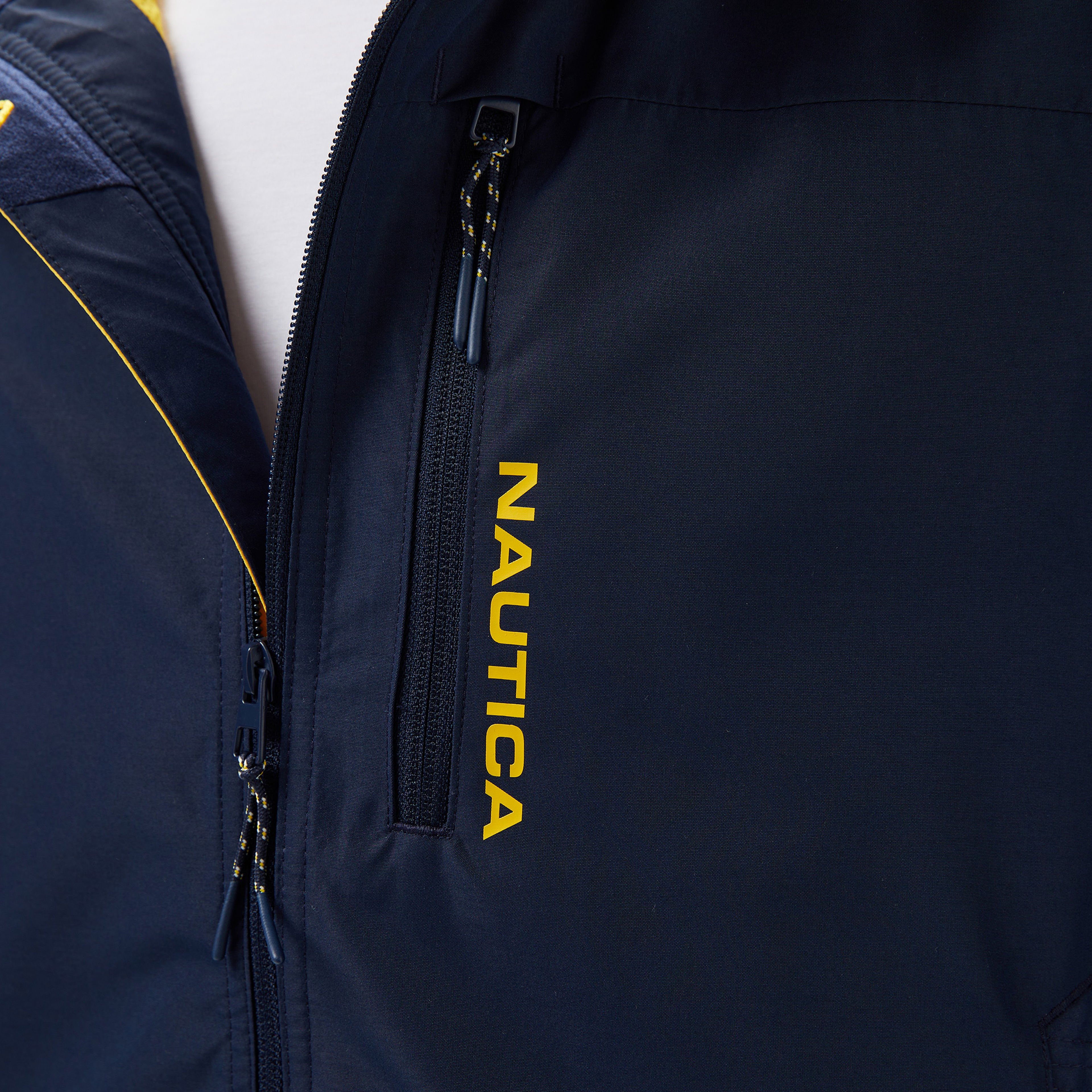 Nautica Erkek Lacivert Regular Fit Dik Yaka Mont