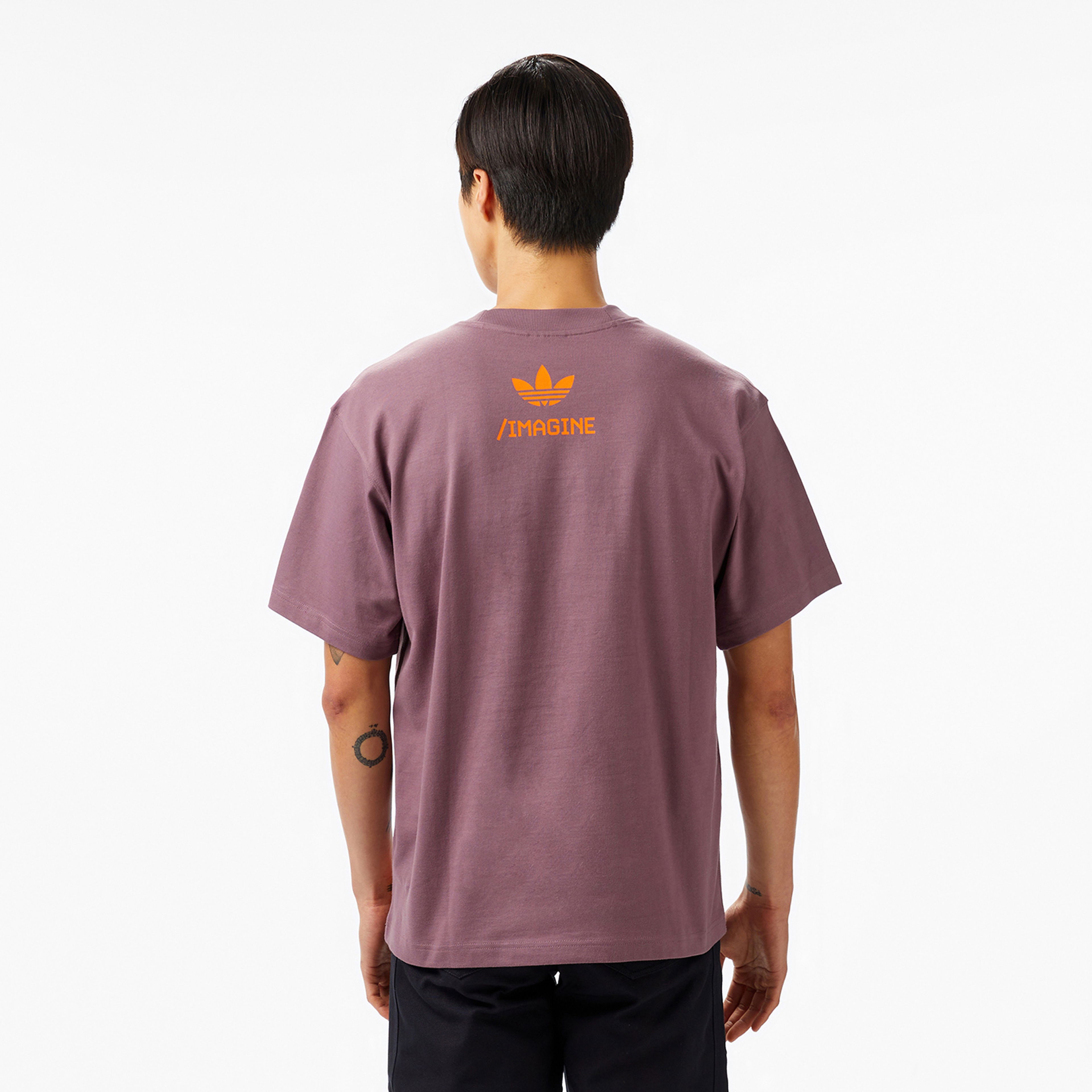 adidas Emre Yusufi Erkek Mor T-Shirt