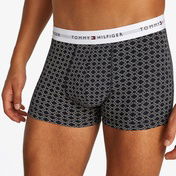 Tommy Hilfiger 3 Parça Trunk Print Erkek Gri Boxer