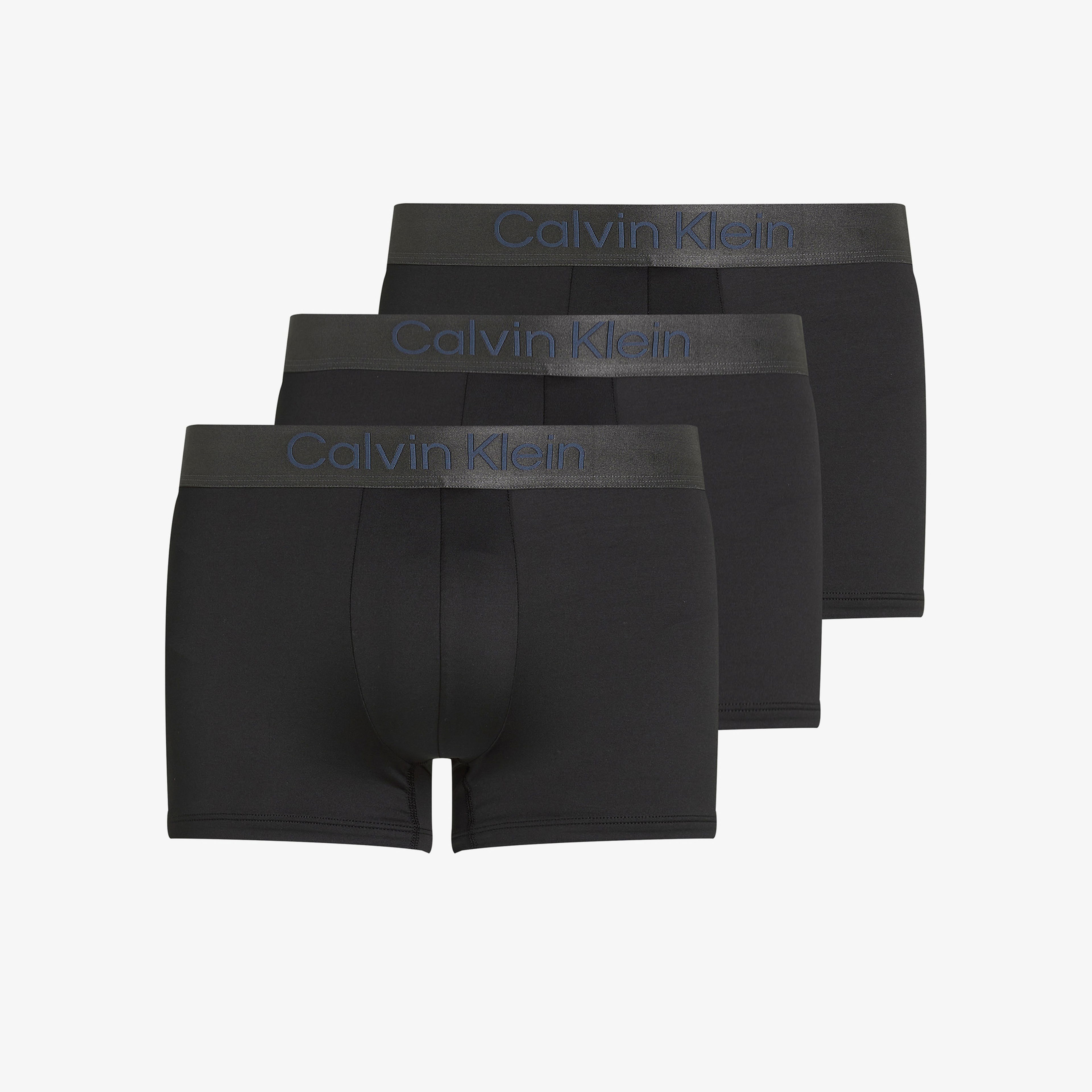 Calvin Klein Trunk 3Pk Erkek Siyah Boxer