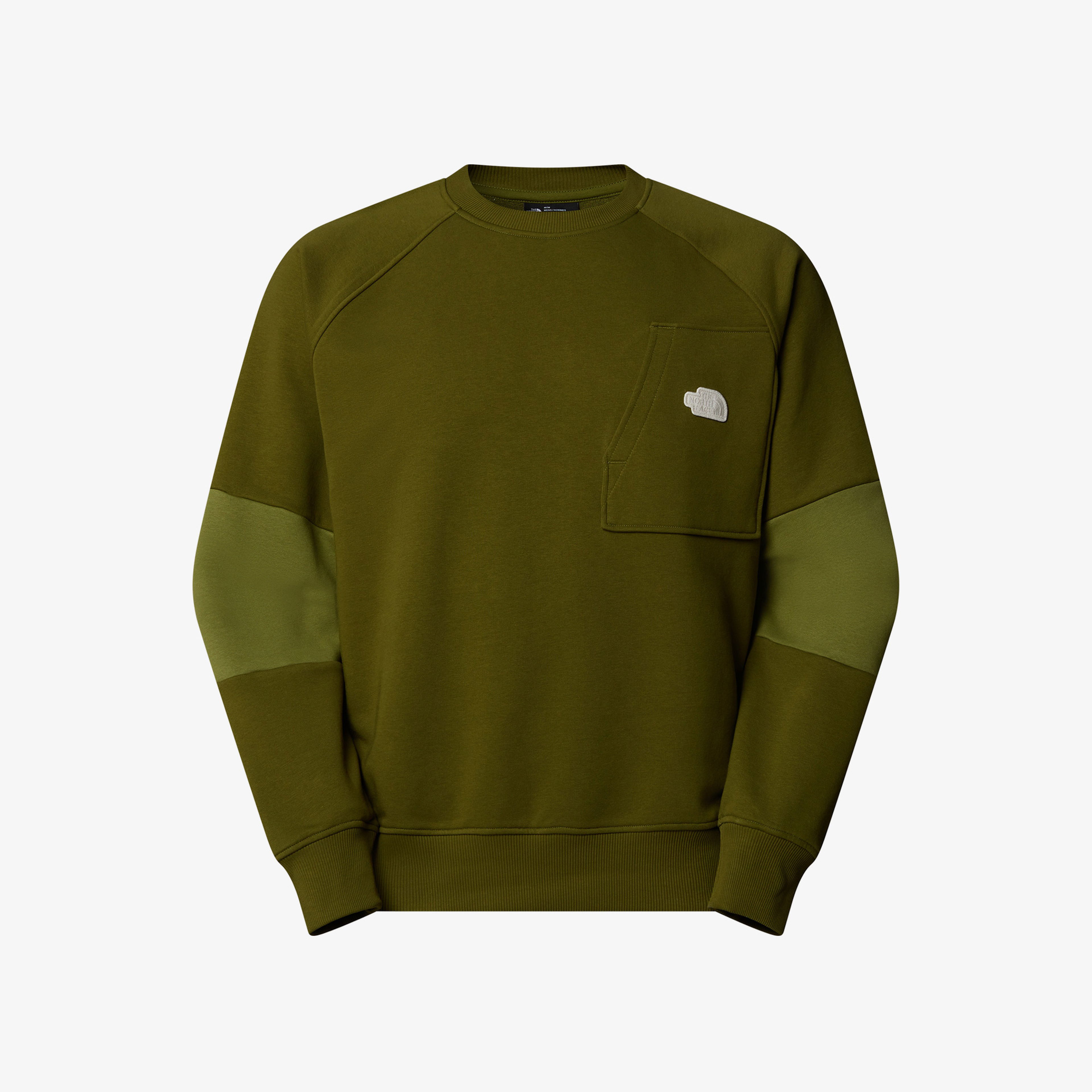 The North Face Terry Relaxed Crew Erkek Yeşil Sweatshirt