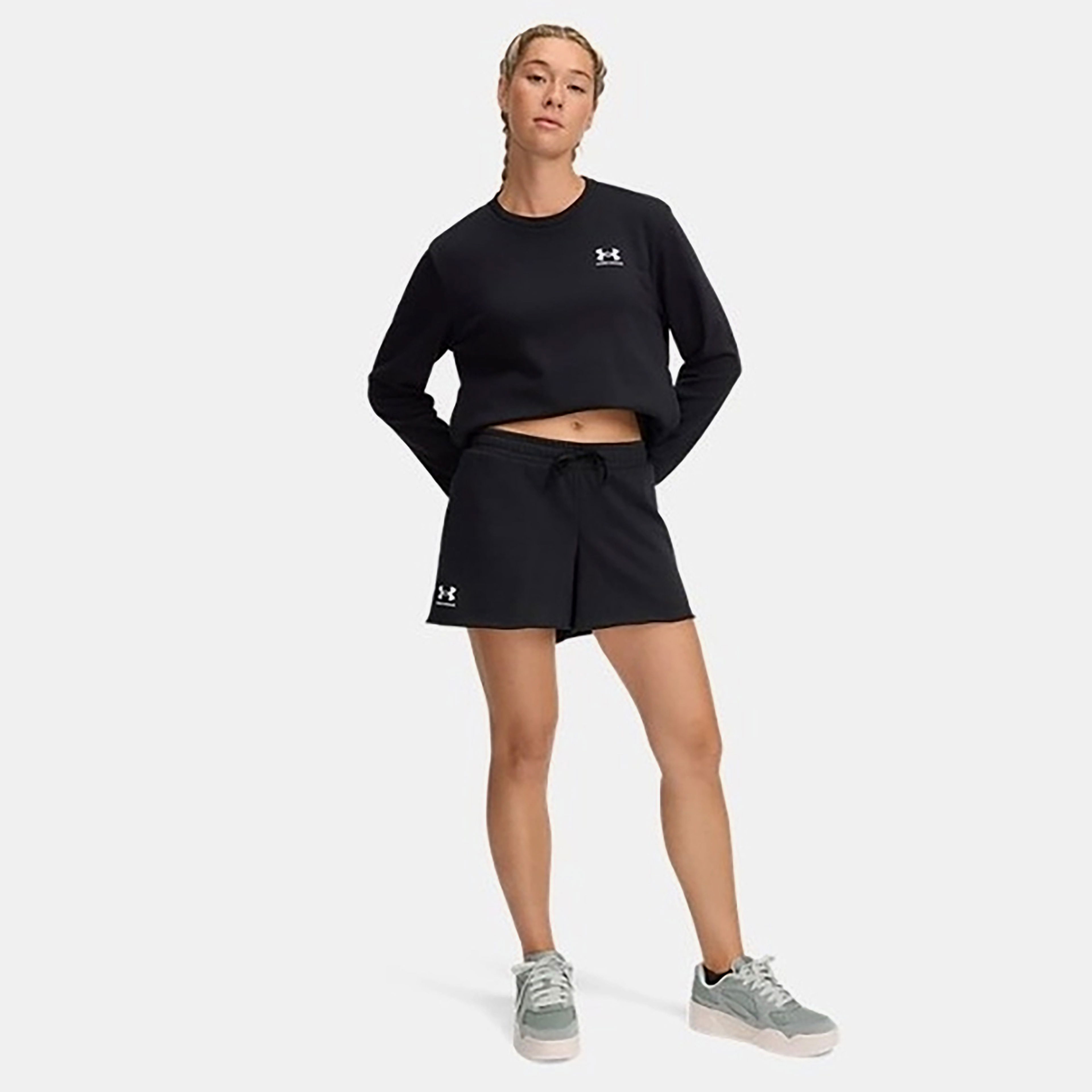 Under Armour Ua Rival Terry Short Kadın Siyah Şort