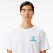 Converse Nature Center Erkek Grafik Baskılı Beyaz T-Shirt