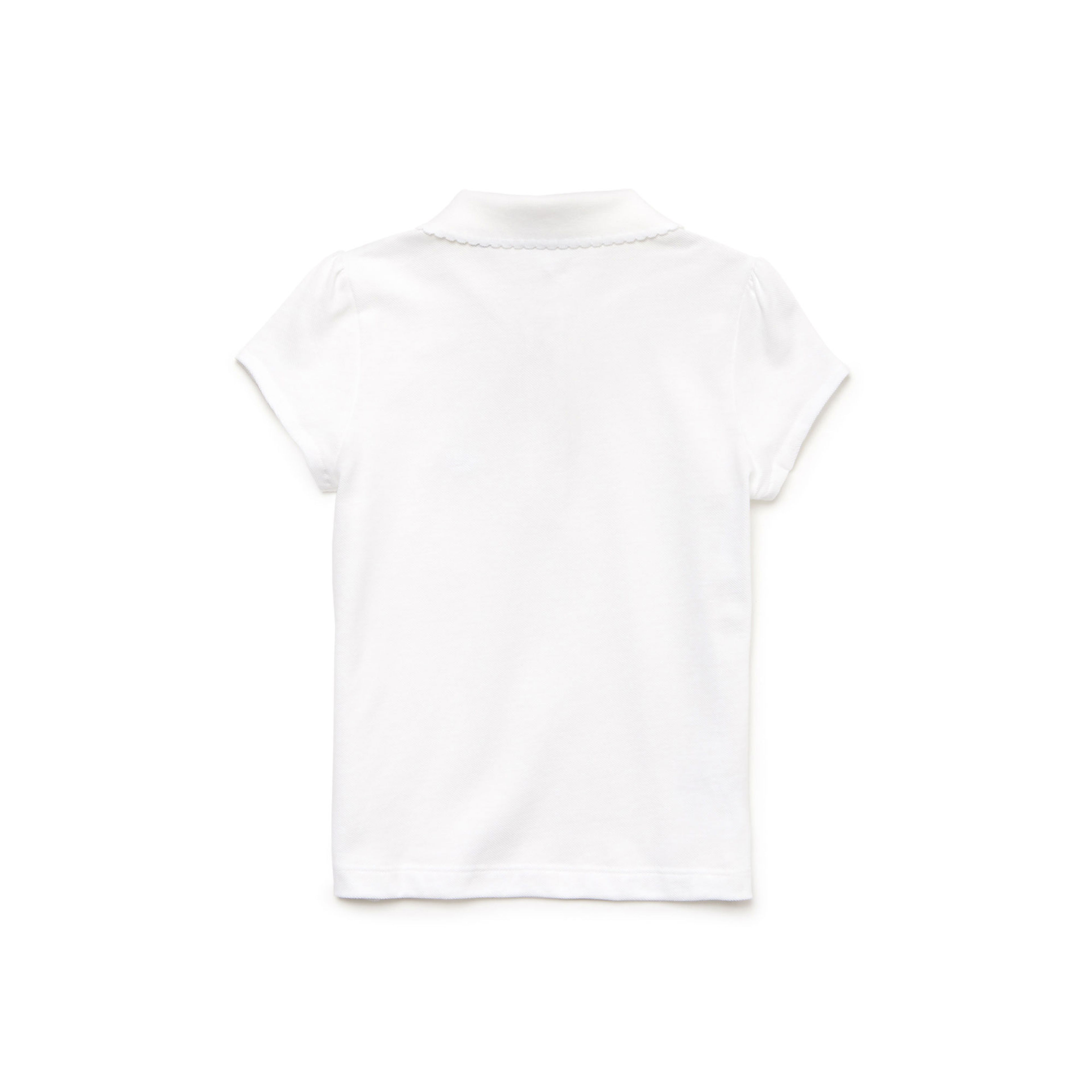 Lacoste Kız Çocuk Beyaz Polo