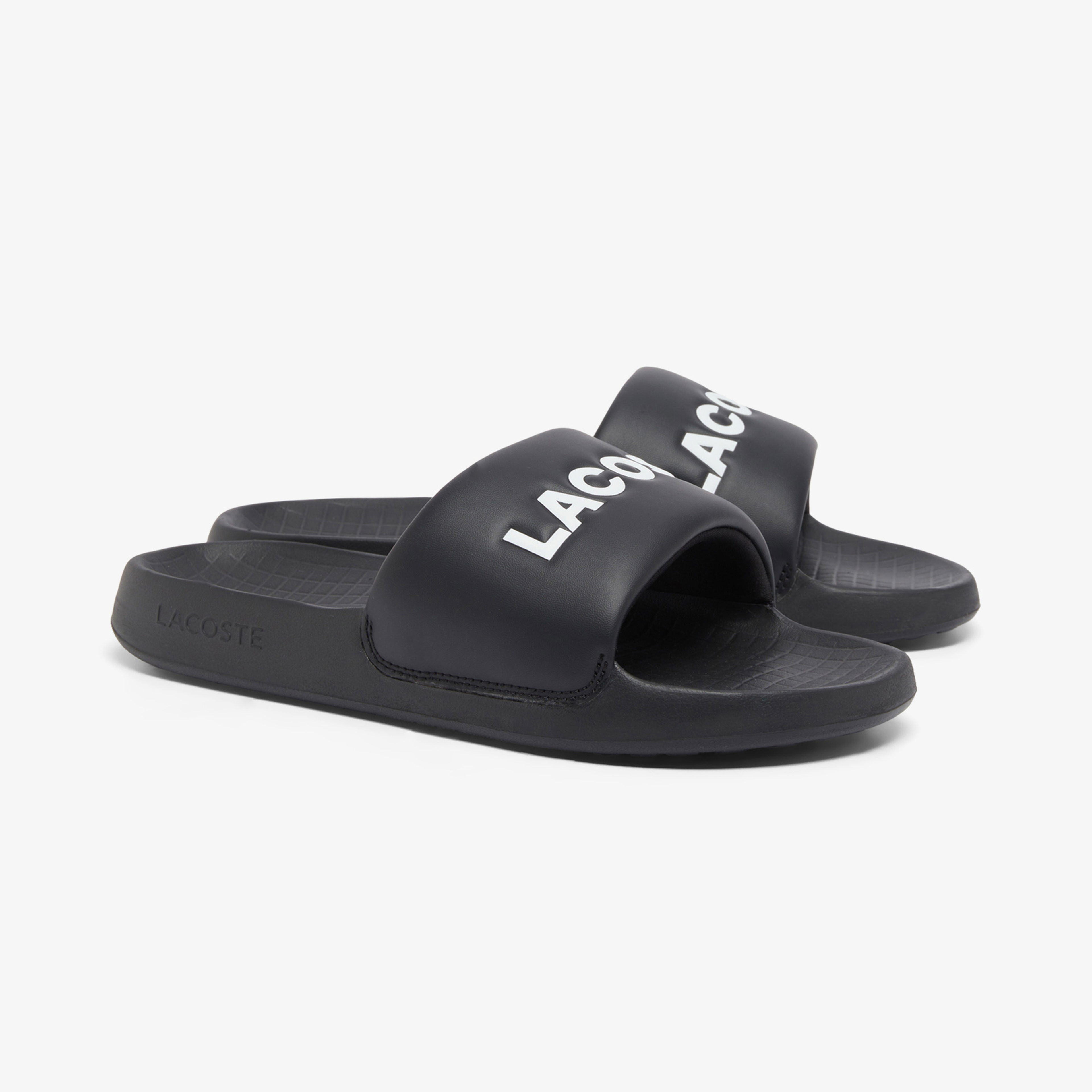 Lacoste Serve Slide 1.0 Erkek Siyah Terlik