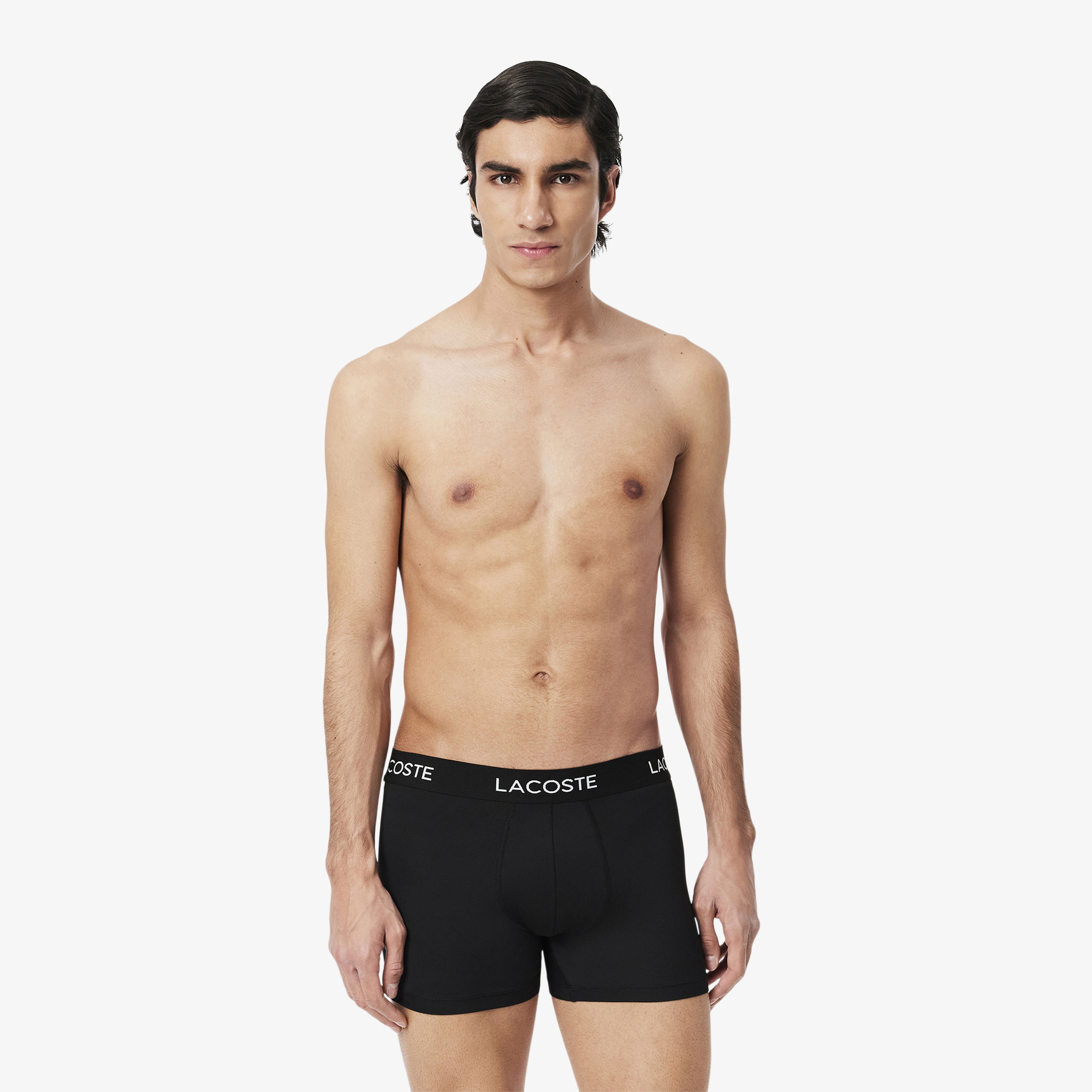 Lacoste Erkek 3'lü Renkli Boxer