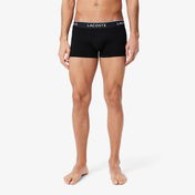 Lacoste Erkek 3'lü Siyah Boxer
