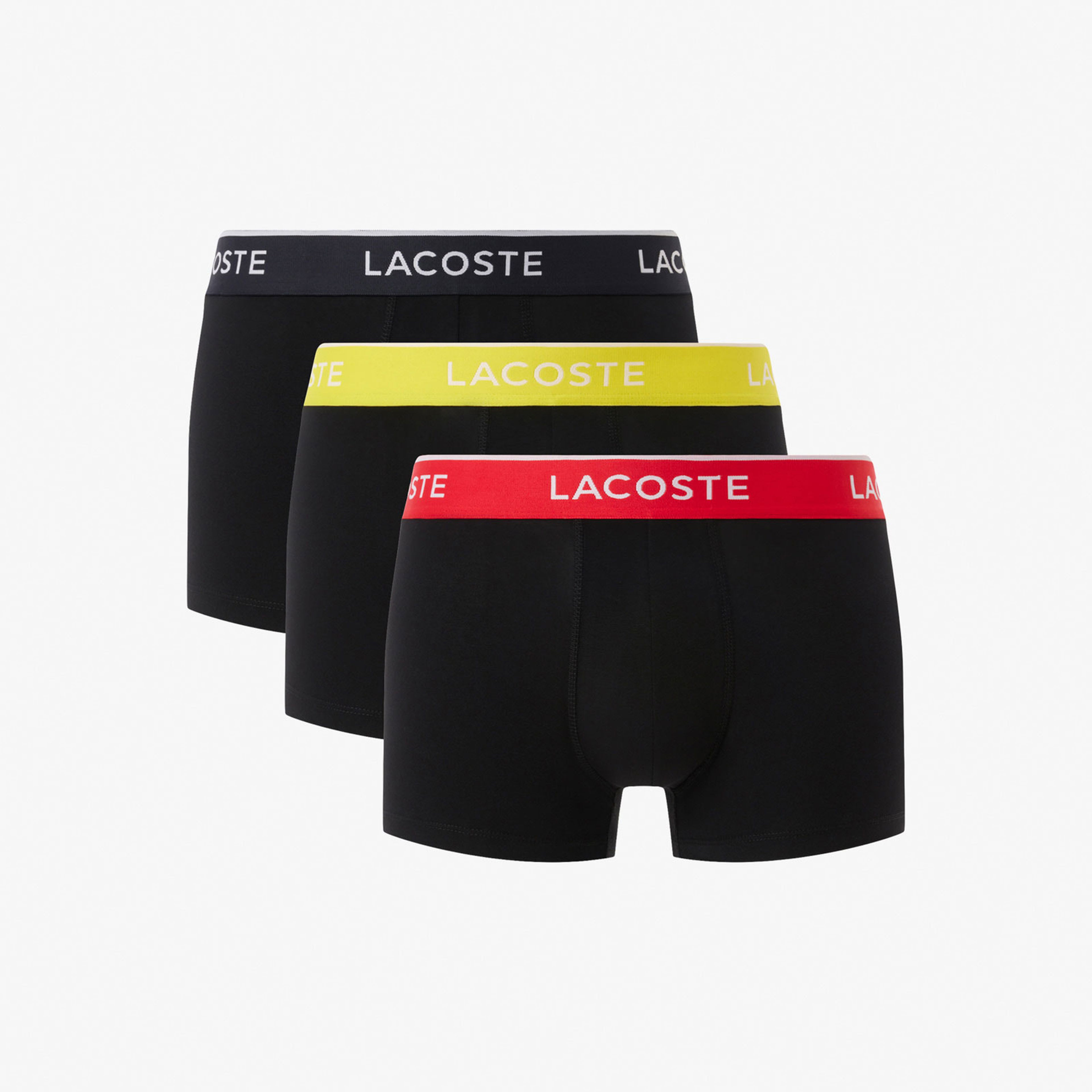 Lacoste Erkek 3'lü Siyah Boxer