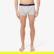 Lacoste Erkek Desenli 3'lü Renkli Boxer