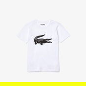 Lacoste Erkek Çocuk Baskılı Beyaz T-Shirt