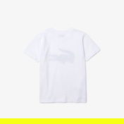 Lacoste Erkek Çocuk Baskılı Beyaz T-Shirt