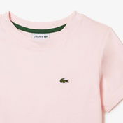 Lacoste Çocuk Bisiklet Yaka Açık Pembe T-Shirt