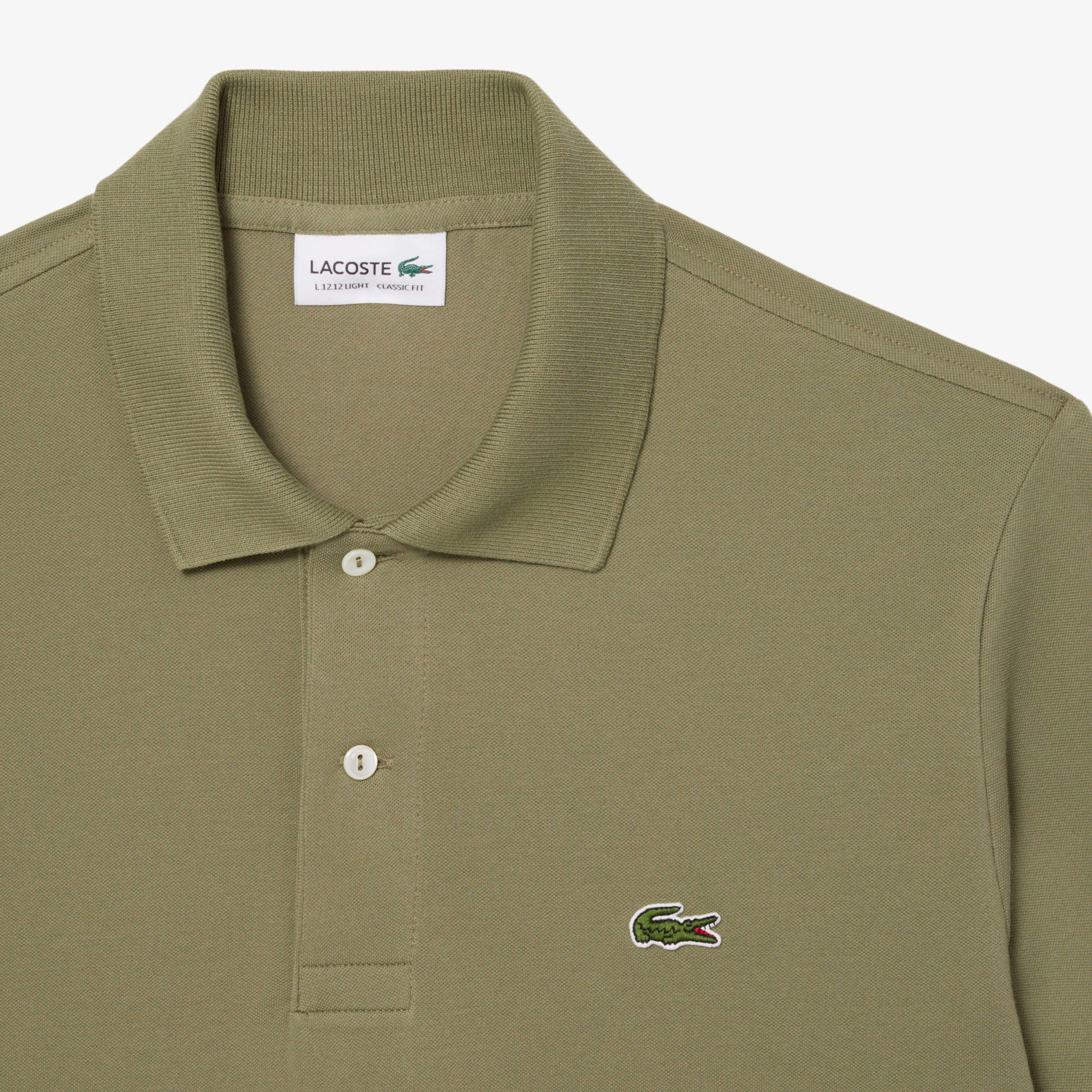 Lacoste L.12.12 Light Erkek Classic Fit Haki Polo