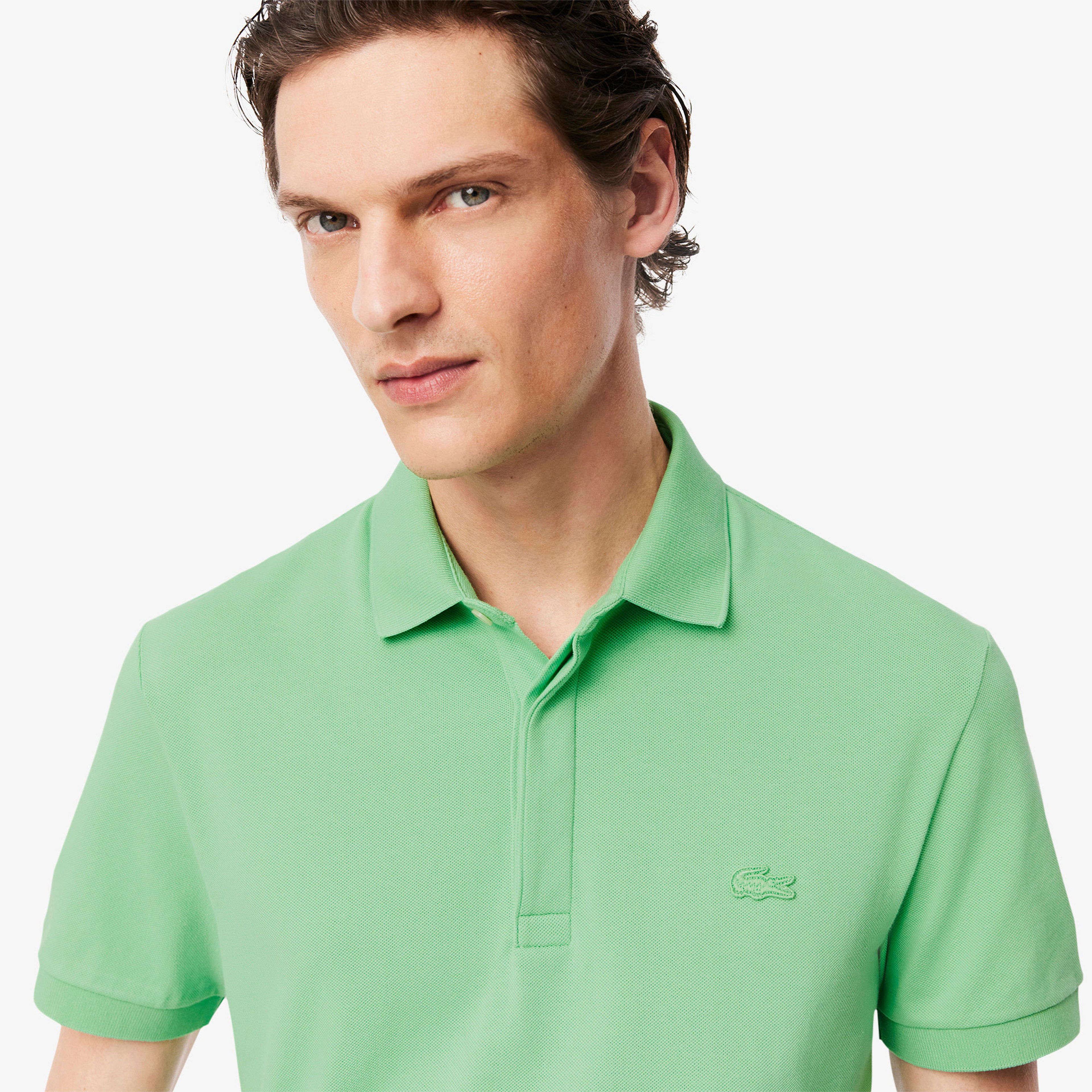 Lacoste Paris Erkek Regular Fit Yeşil Polo