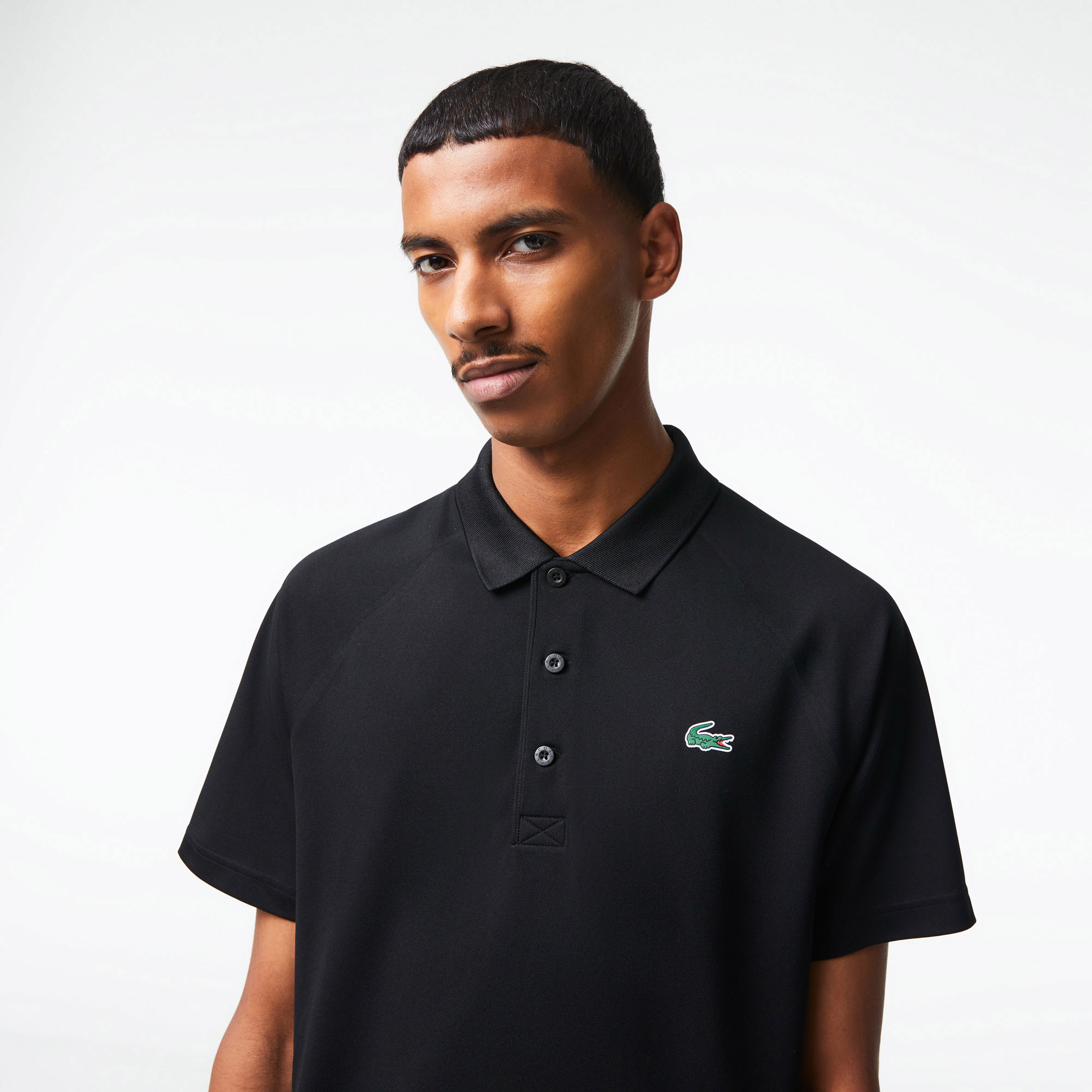 Lacoste SPORT Erkek Regular Fit Siyah Polo