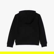 Lacoste Çocuk Kapüşonlu Siyah Sweatshirt