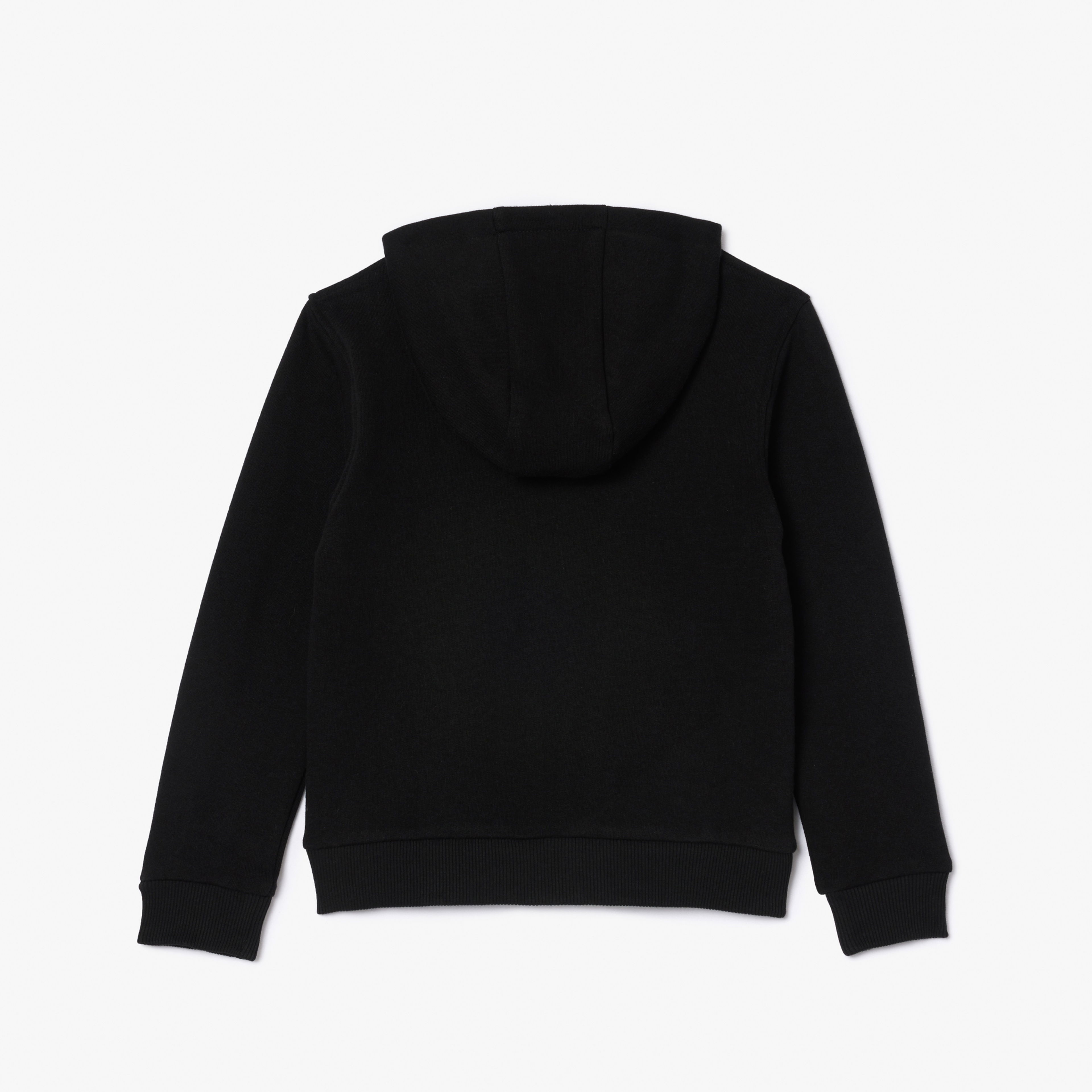 Lacoste Çocuk Kapüşonlu Siyah Sweatshirt
