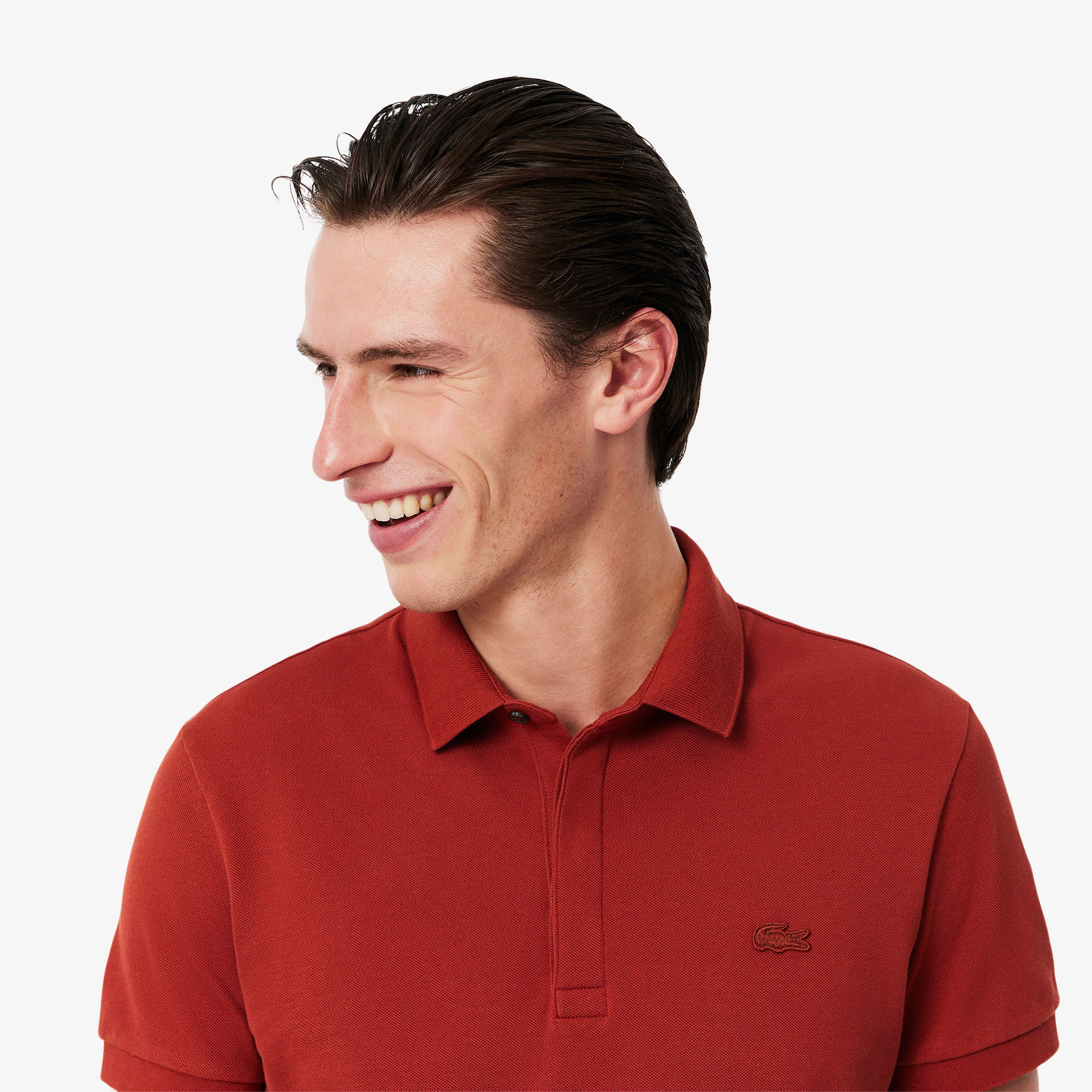 Lacoste Paris Erkek Regular Fit Kahverengi Polo