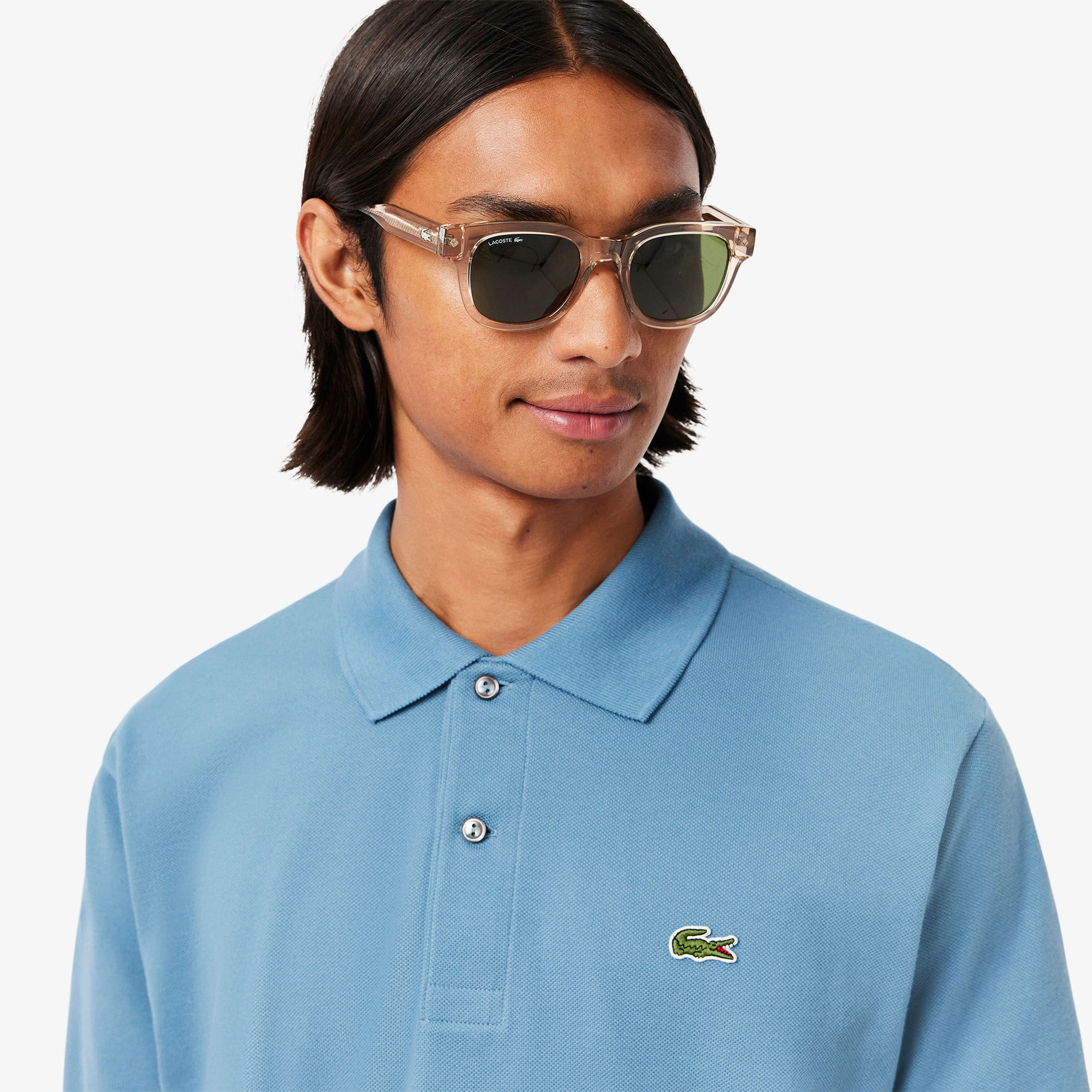 Lacoste L.12.12 Erkek Classic Fit Açık Mavi Polo