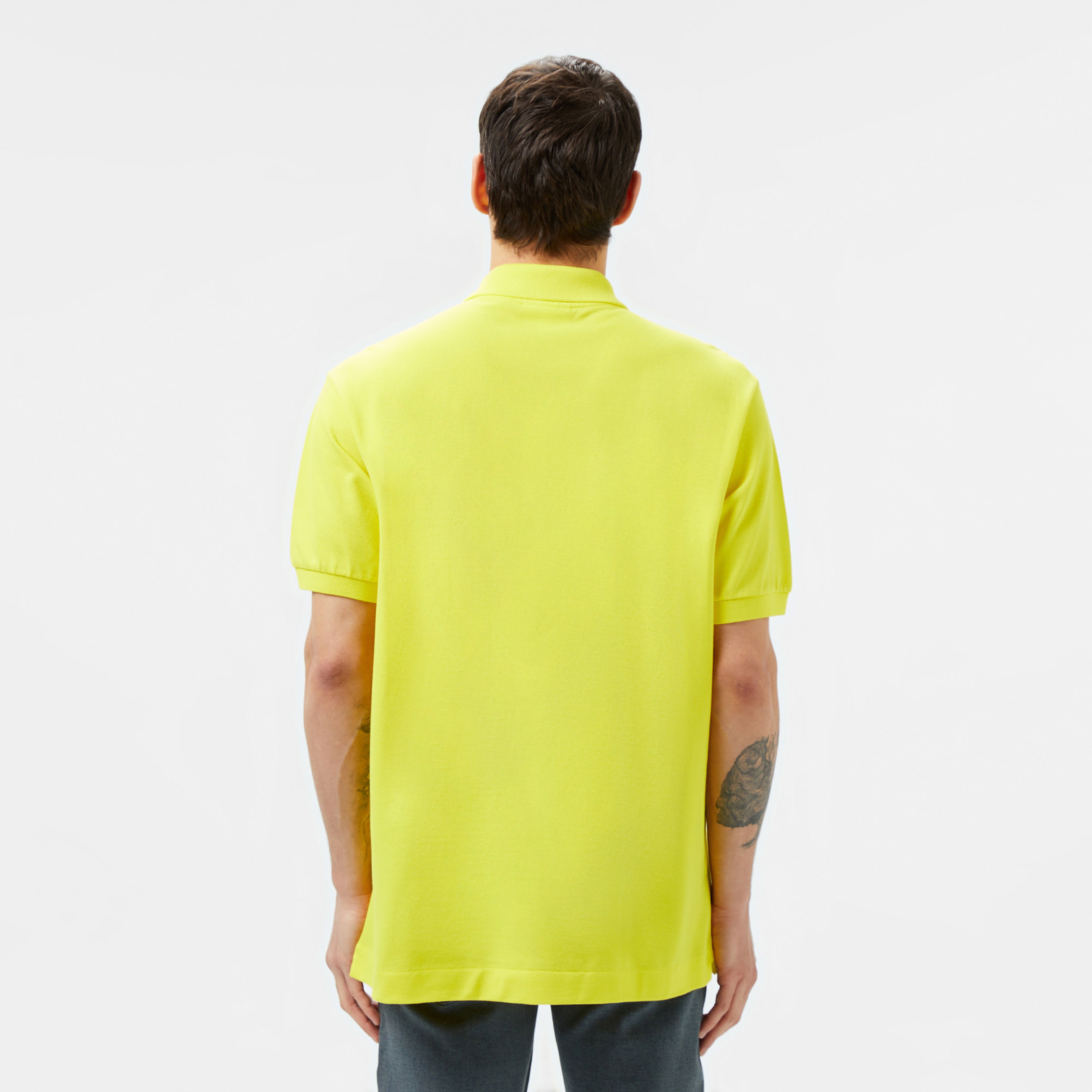Lacoste L.12.12 Erkek Classic Fit Sarı Polo
