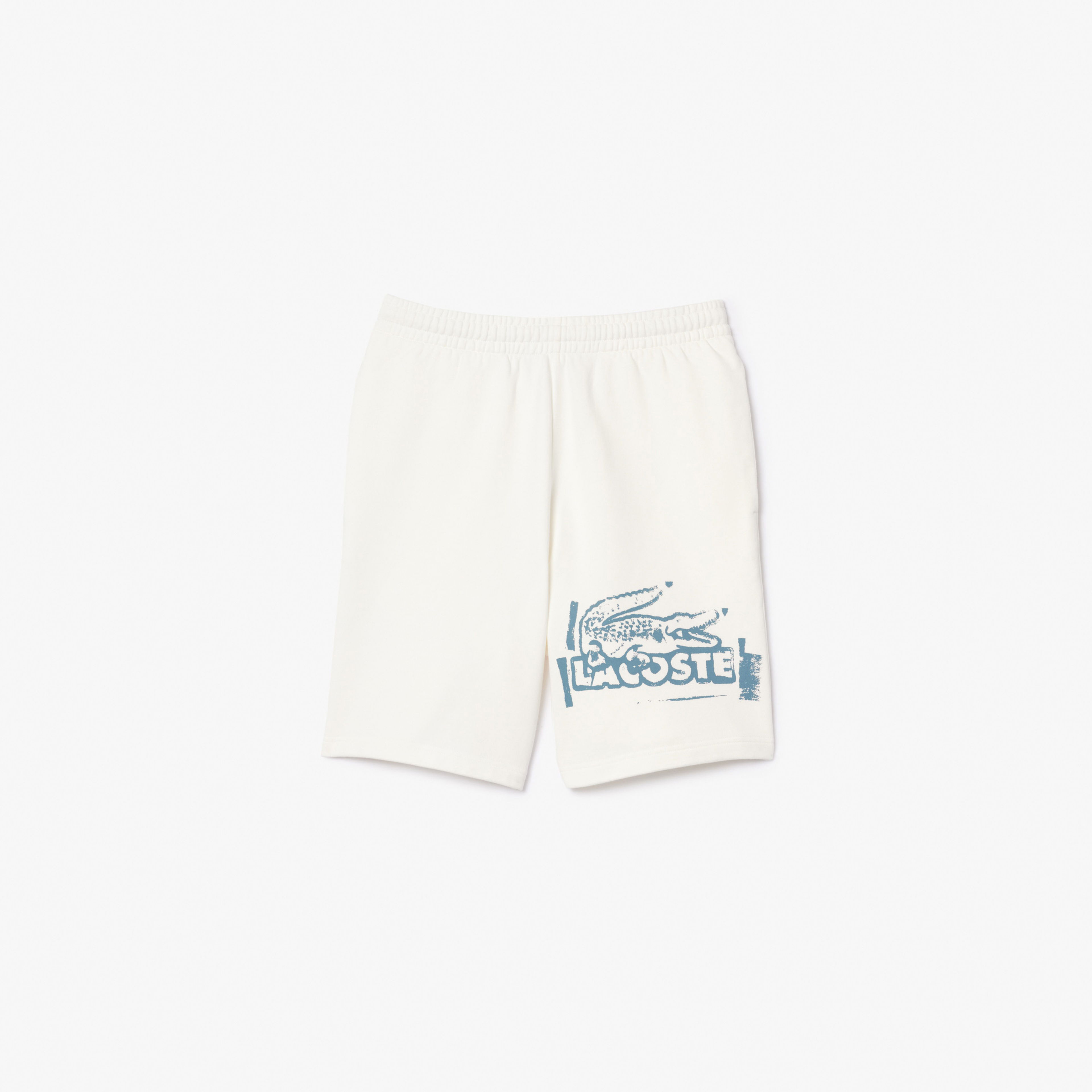 Lacoste Erkek Regular Fit Baskılı Bej Şort