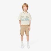 Lacoste Erkek Çocuk Bej Bermuda Şort