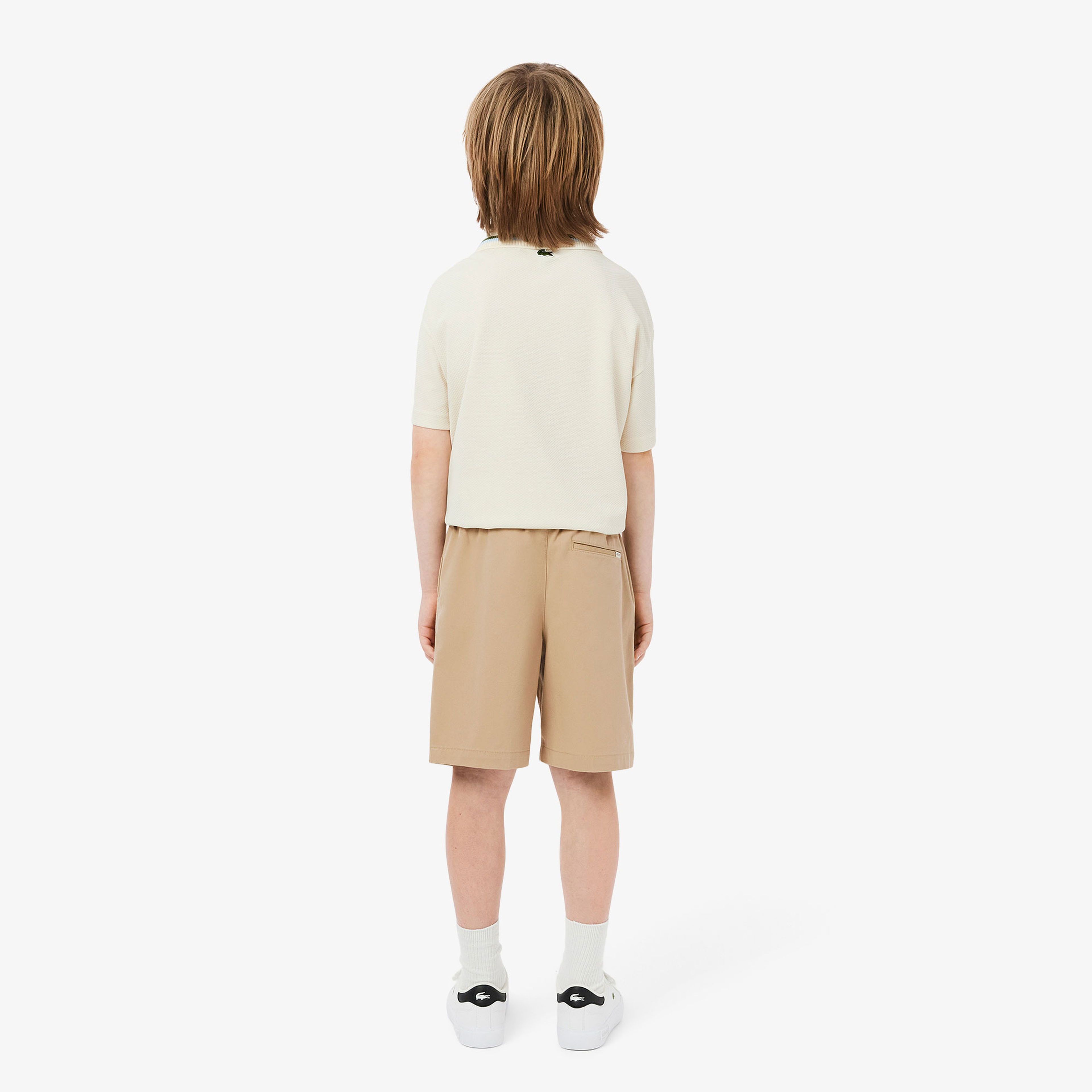 Lacoste Erkek Çocuk Bej Bermuda Şort