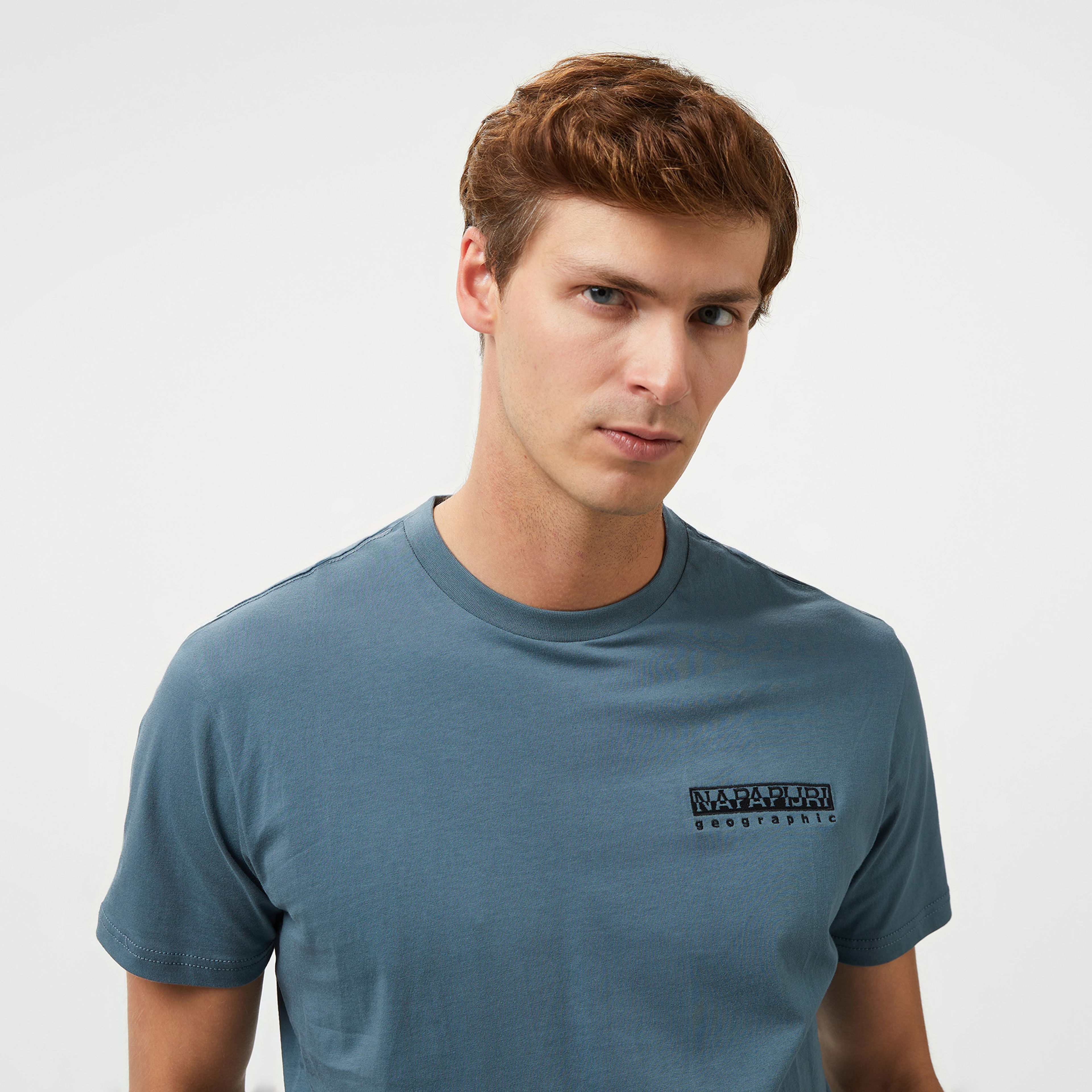 Napapijri  S-Vignoni Back SS Erkek Gri T-Shirt