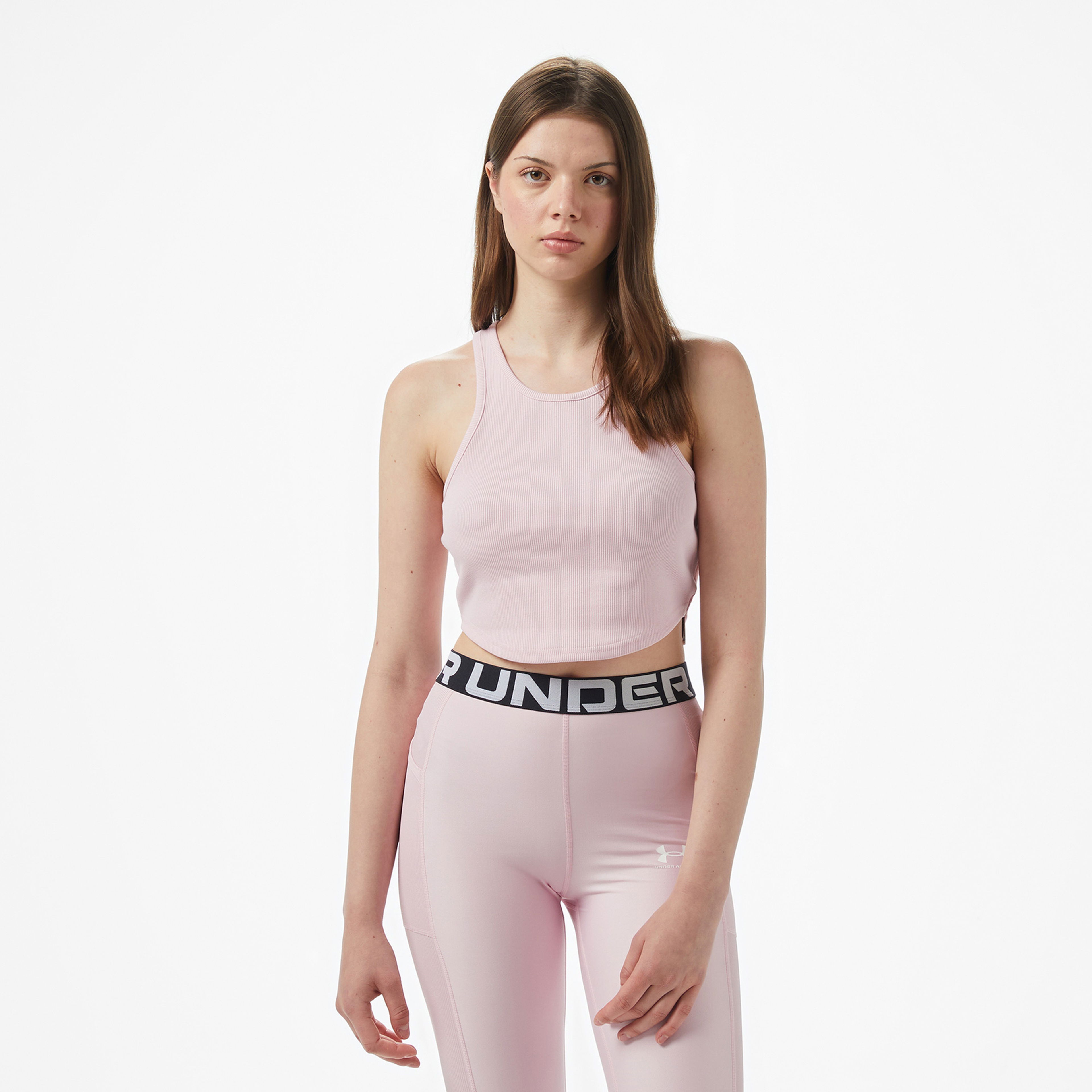 Under Armour Rival Rib Kadın Pembe Atlet