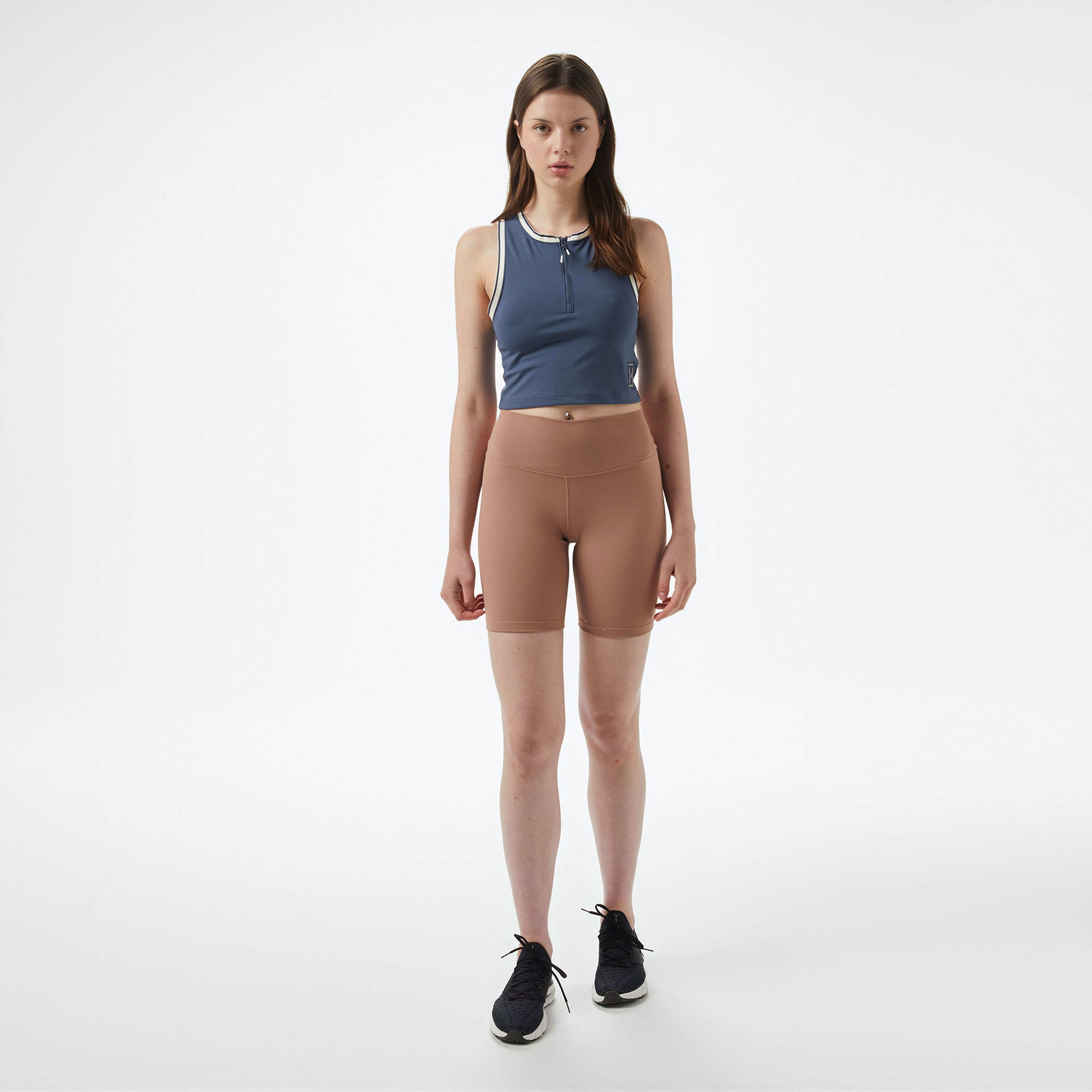 Under Armour Run 96 Tank Kadın Gri Koşu Atleti