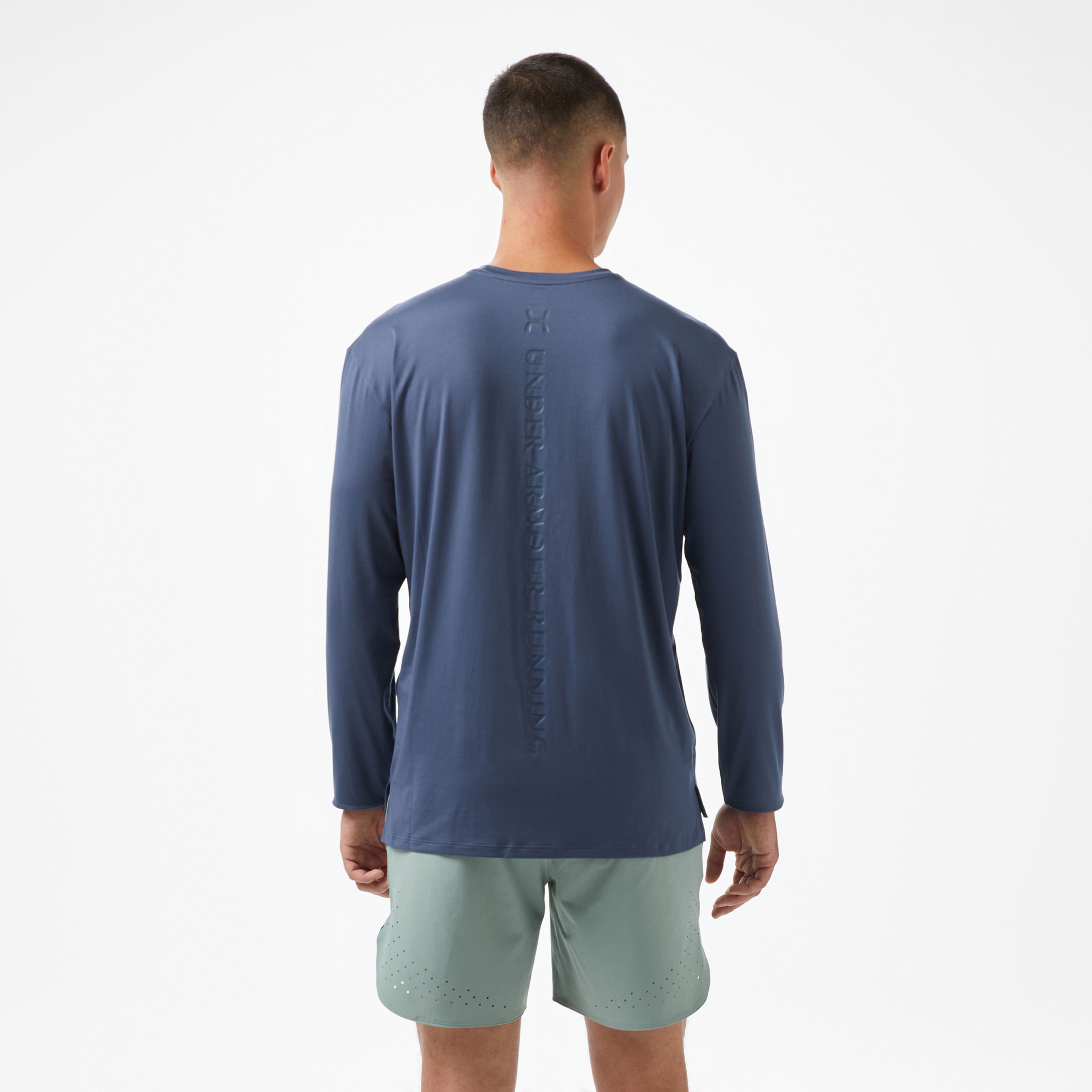 Under Armour Run 96 Erkek Lacivert Sweatshirt