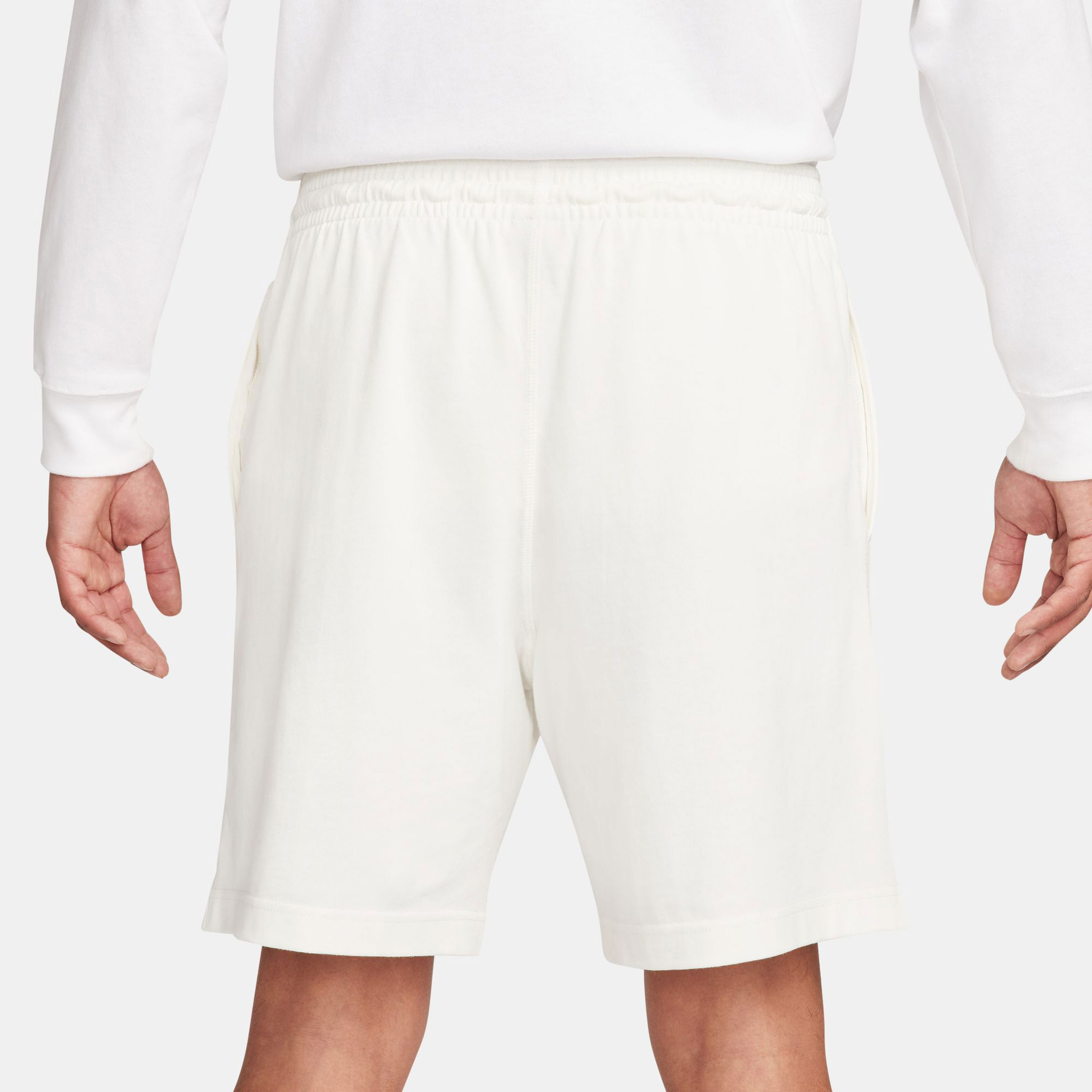 Nike Club Knit Erkek Beyaz Şort