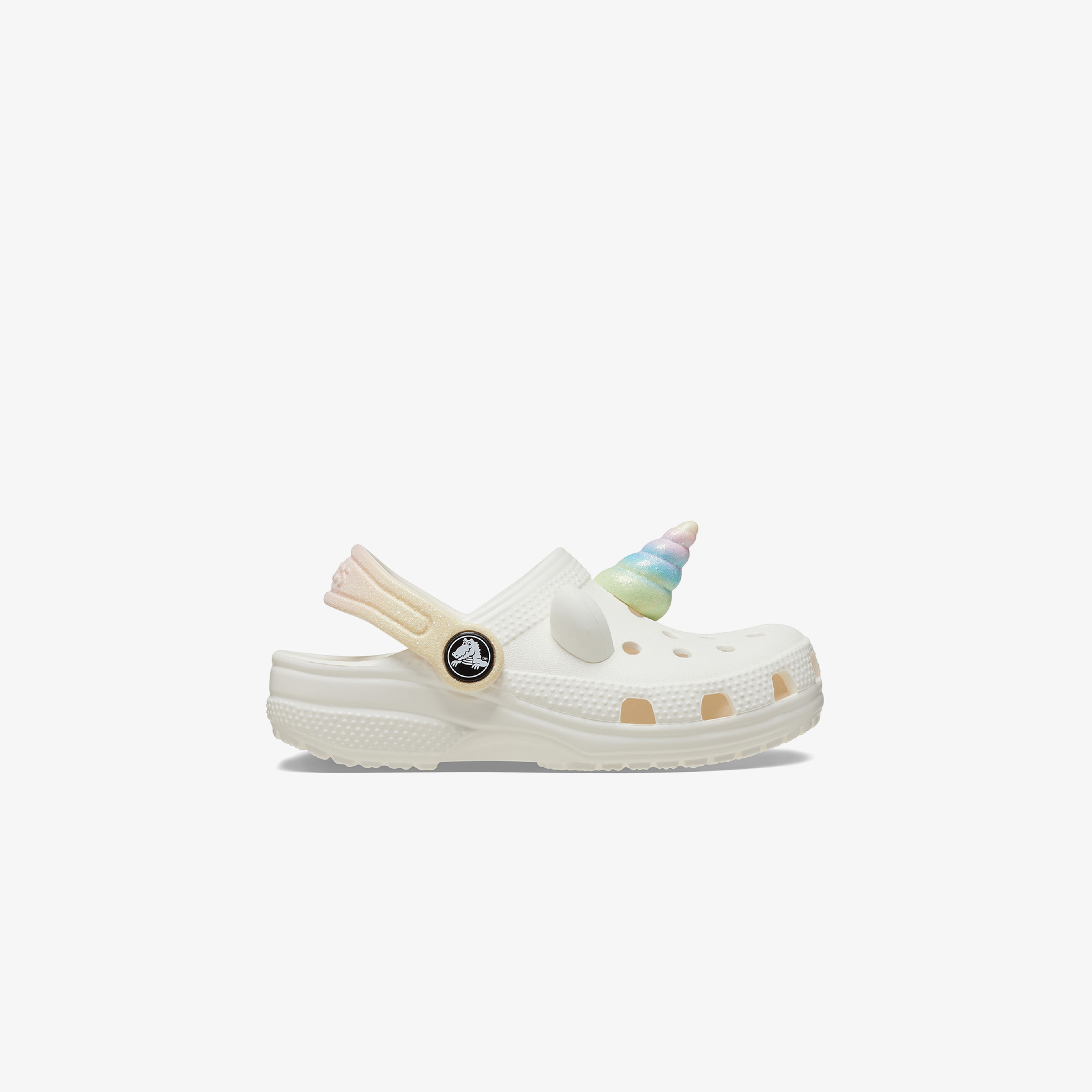 Crocs Classic Iam Rainbow Unicorn Çocuk Beyaz Terlik