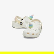 Crocs Classic Iam Rainbow Unicorn Çocuk Beyaz Terlik