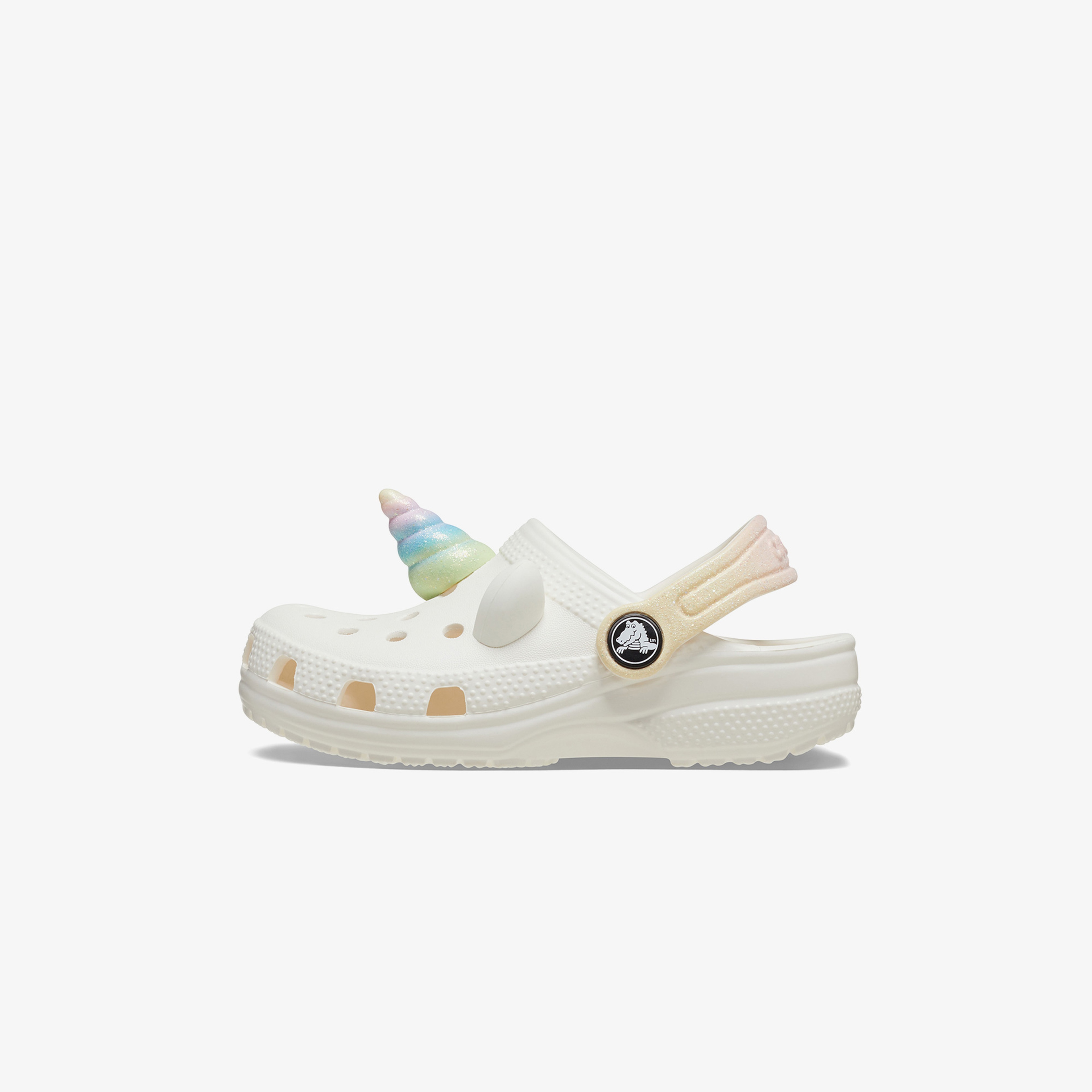 Crocs Classic Iam Rainbow Unicorn Çocuk Beyaz Terlik