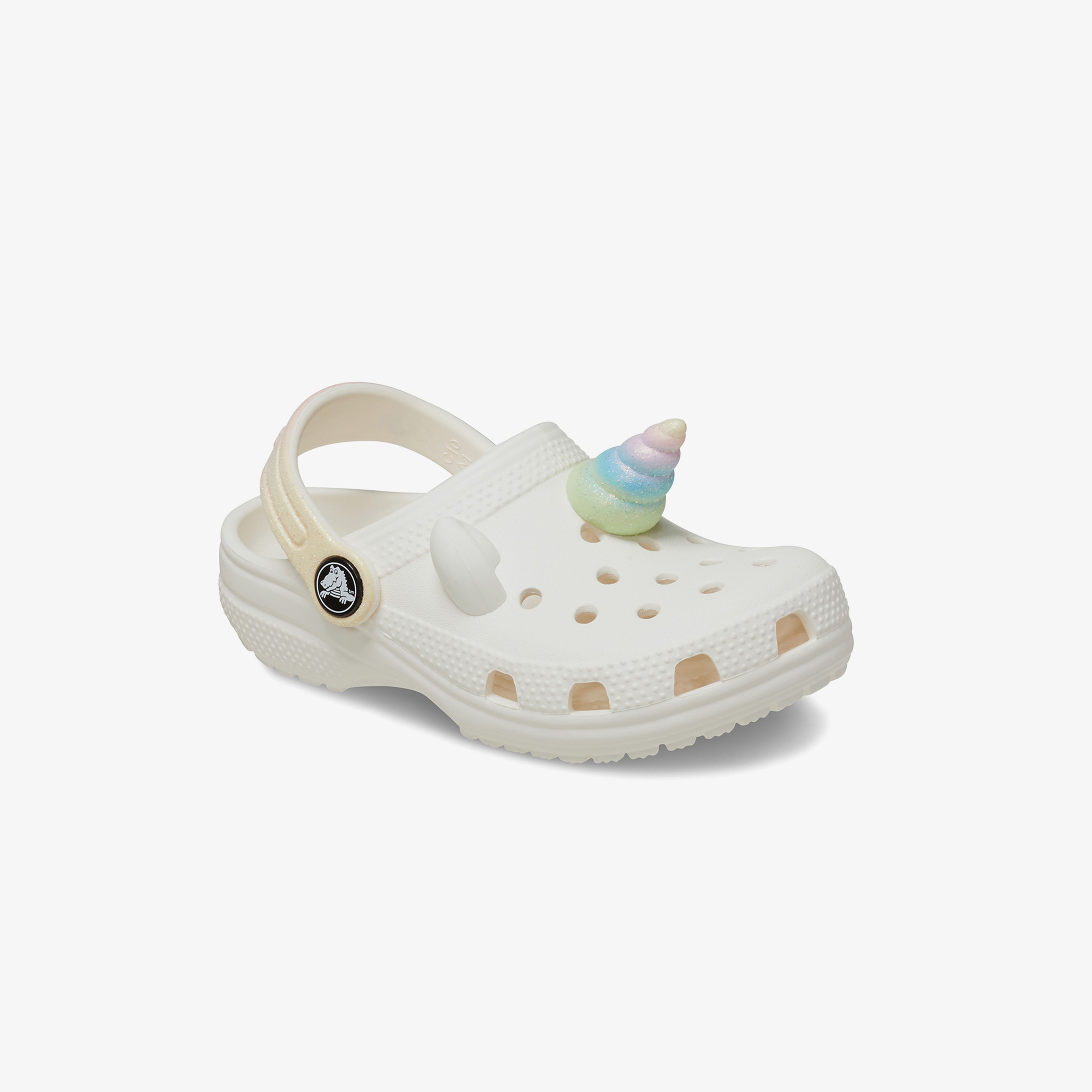Crocs Classic Iam Rainbow Unicorn Çocuk Beyaz Terlik