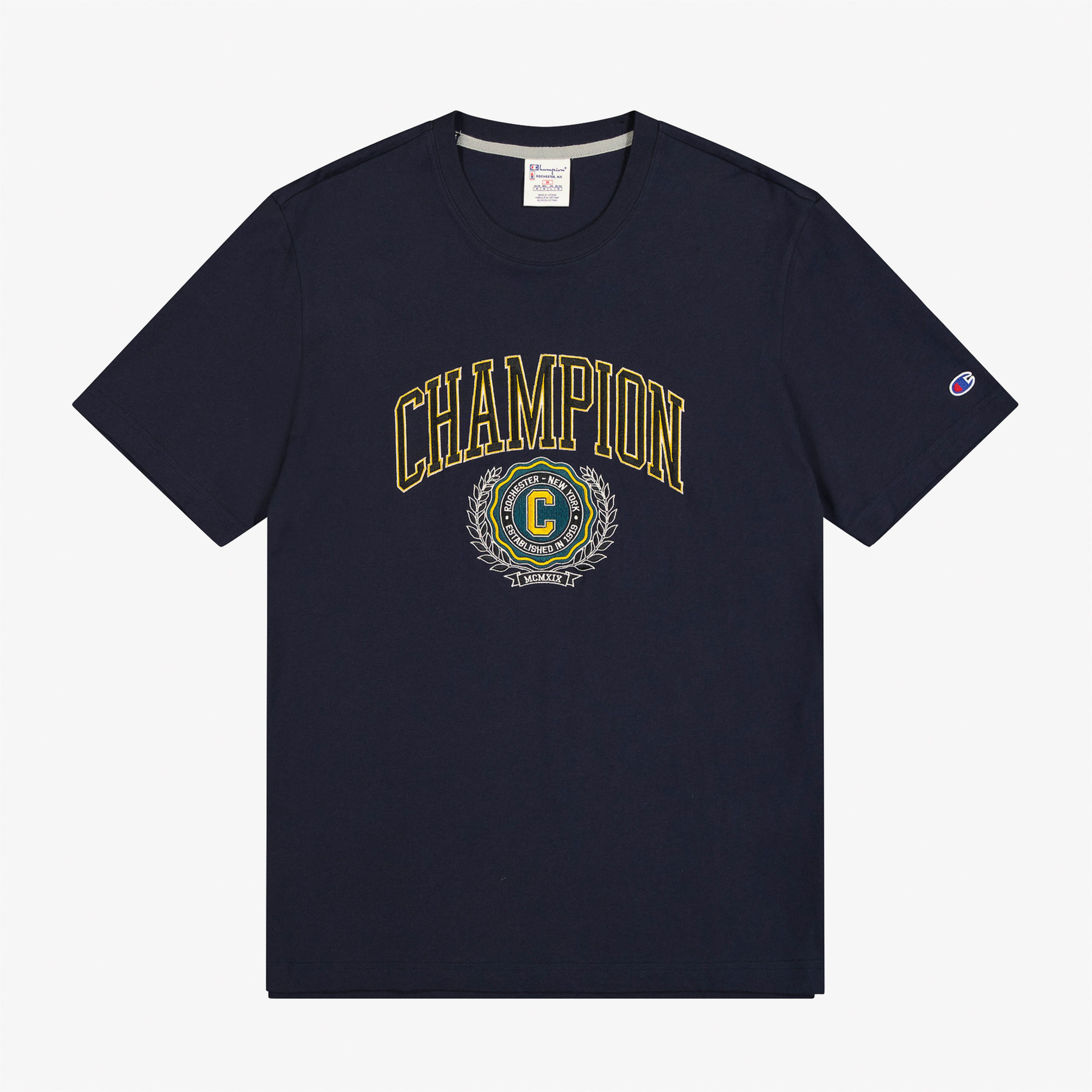 Champion Yearbook Erkek Lacivert T-Shirt