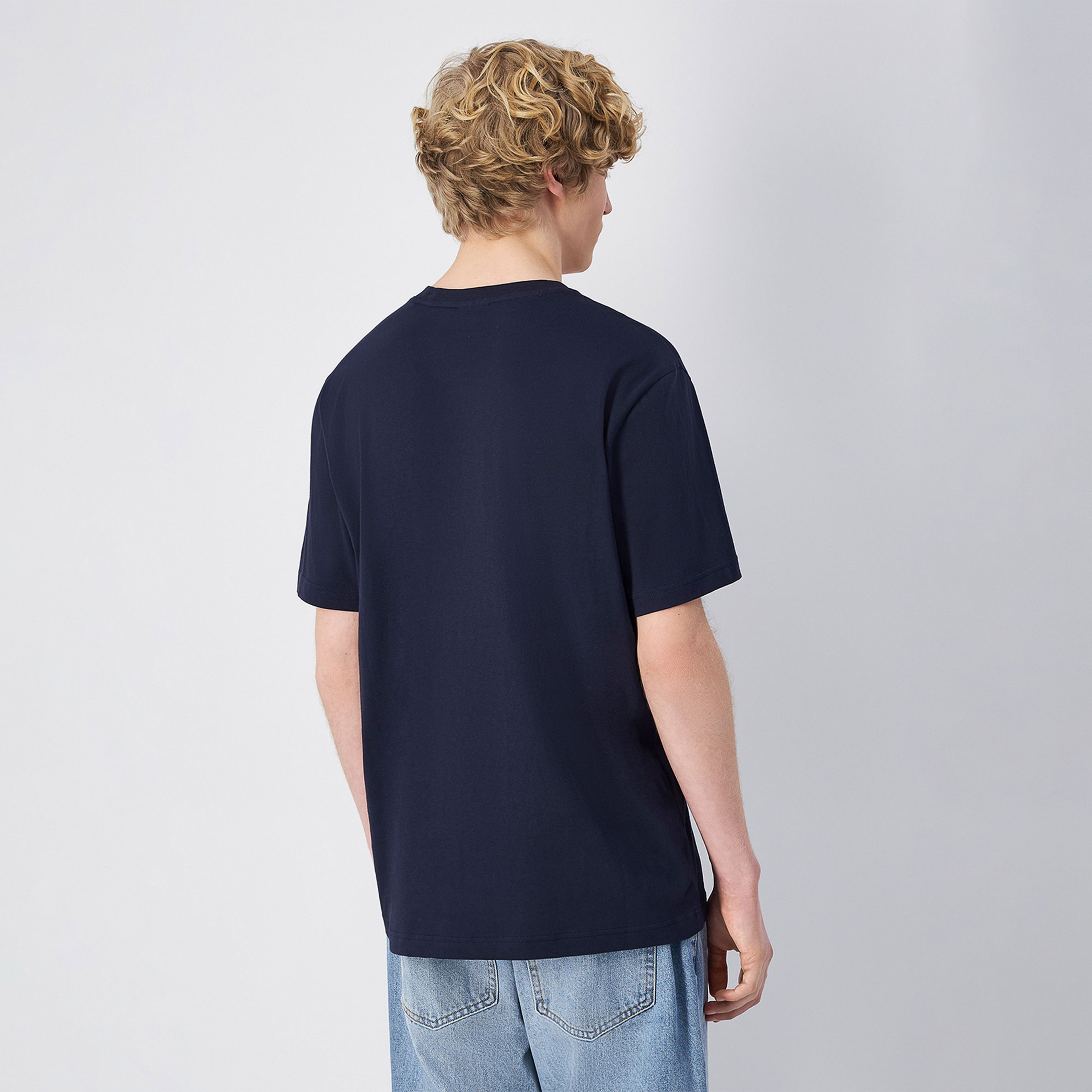 Champion Yearbook Erkek Lacivert T-Shirt